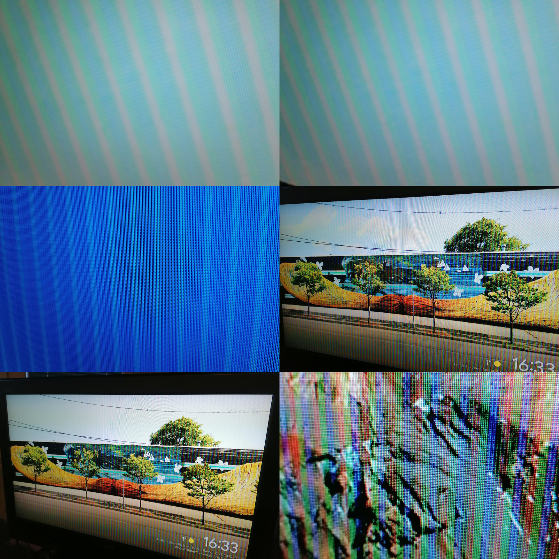 Sony bravia KDL32U3000 red, green, and blue lines. I need to know is