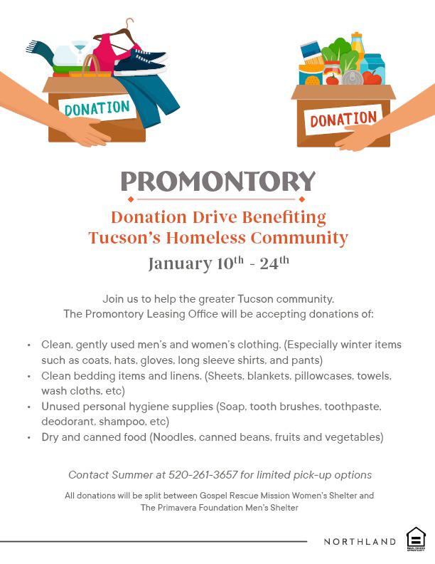 Donation drive for Tucson’s homeless! r/Tucson