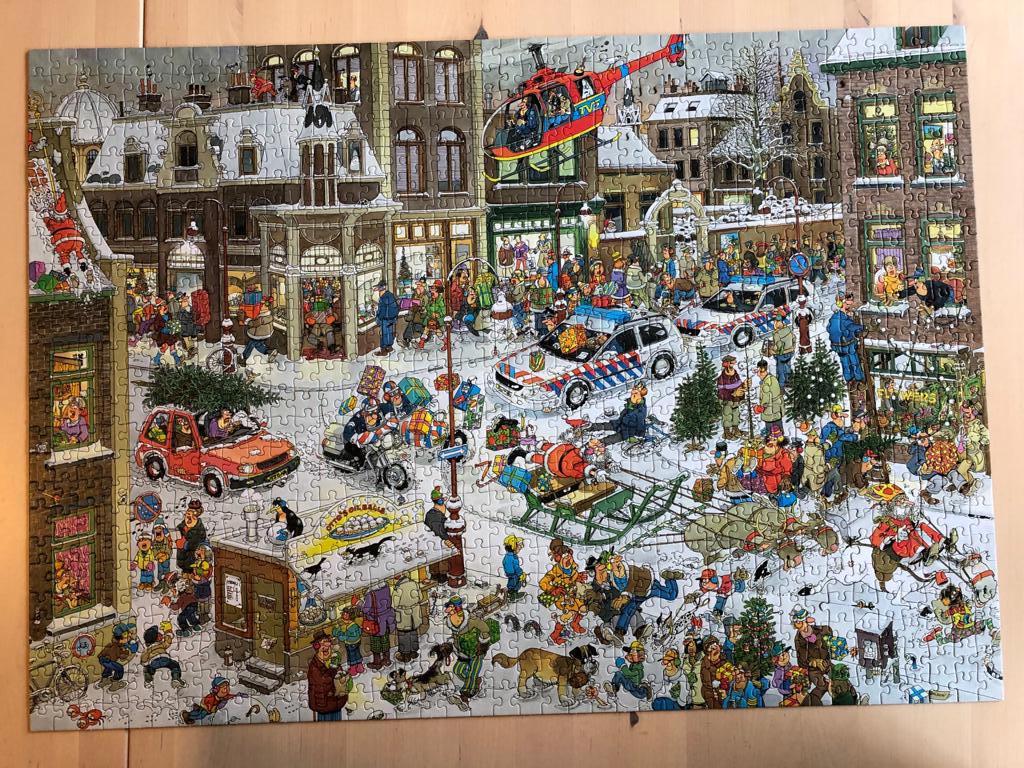 Quarantine puzzle 4 Christmas, Jan van Haasteren, Jumbo, 1000 pieces