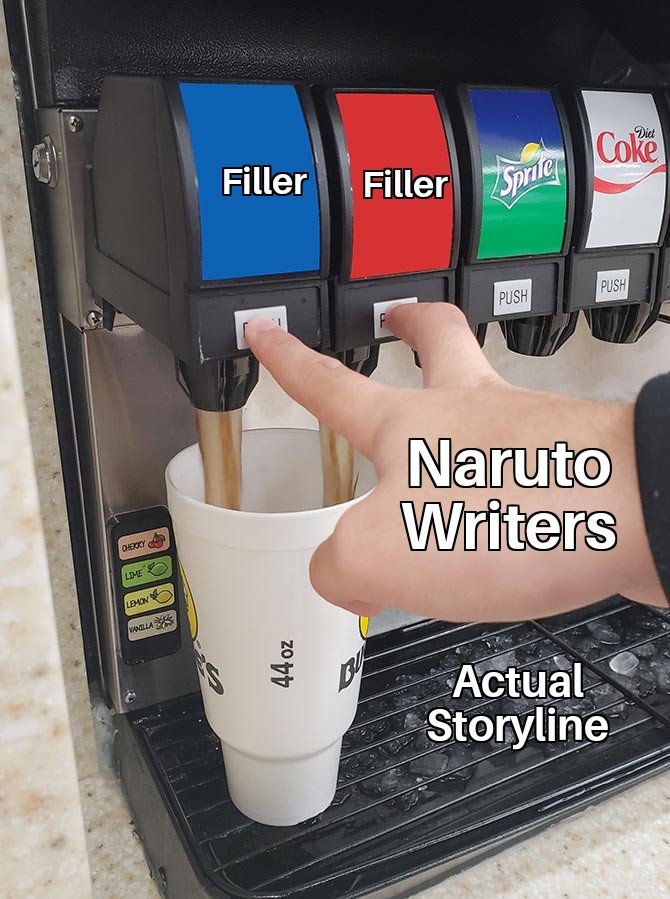 I gave up on finishing Naruto because of this narutomemes