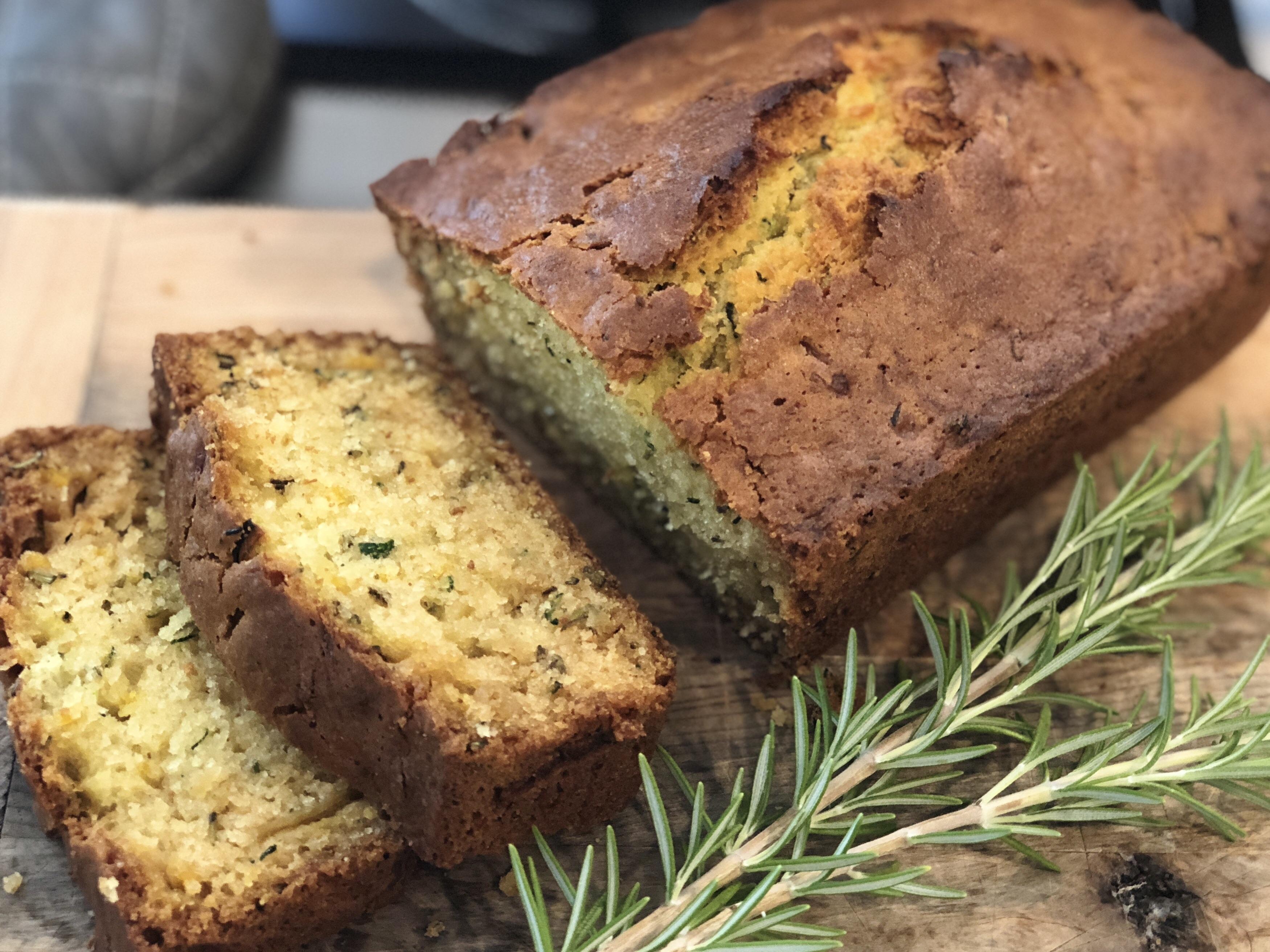 [Homemade] Lemon rosemary squash bread r/food