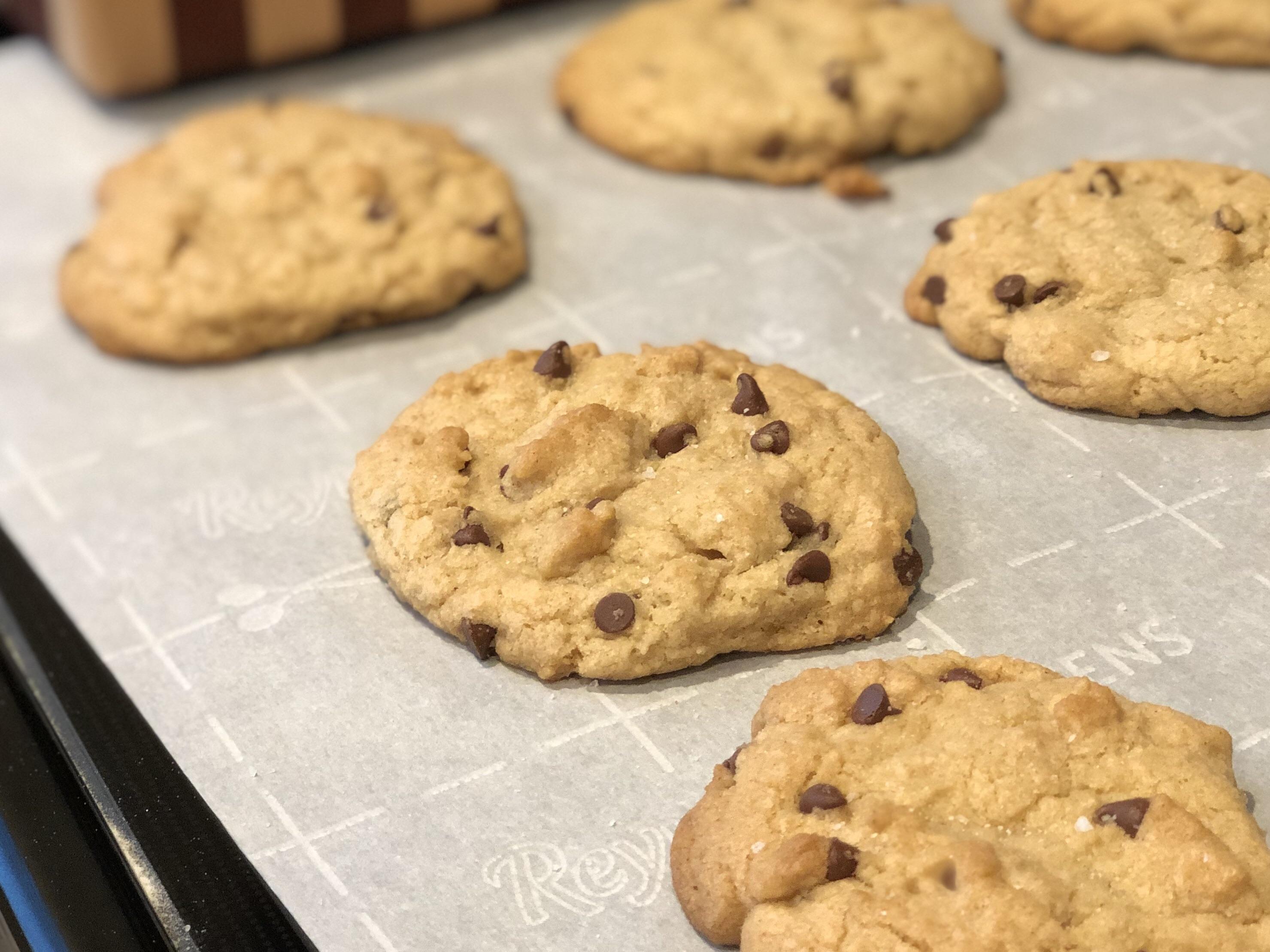Made Grandma Babish’s browned butter chocolate chip cookies! r