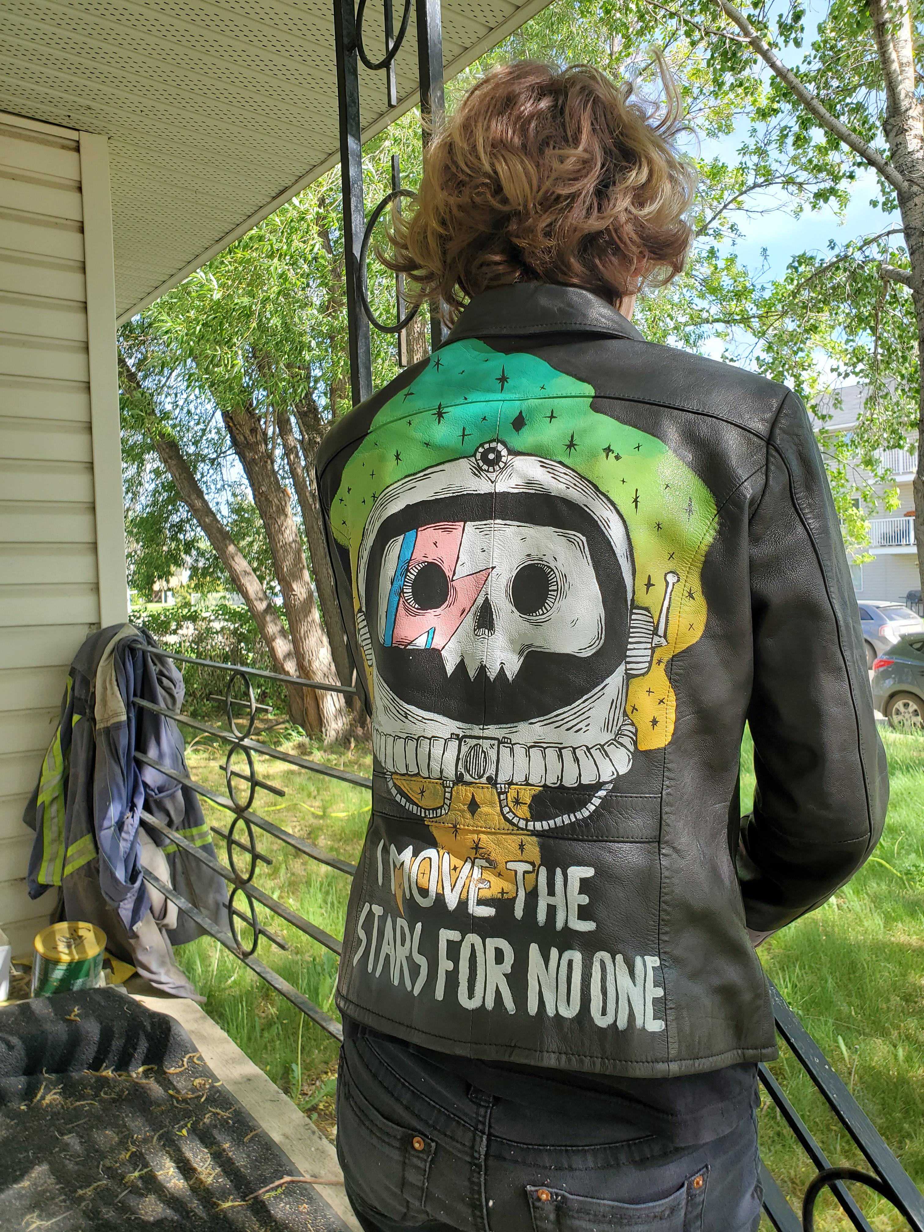 I paint leather jackets and have been trying to sell them for a while