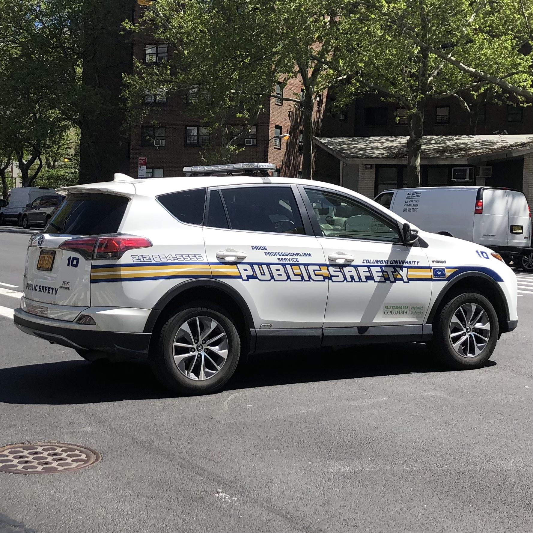 Columbia University Public Safety Toyota RAV4 r/PoliceVehicles