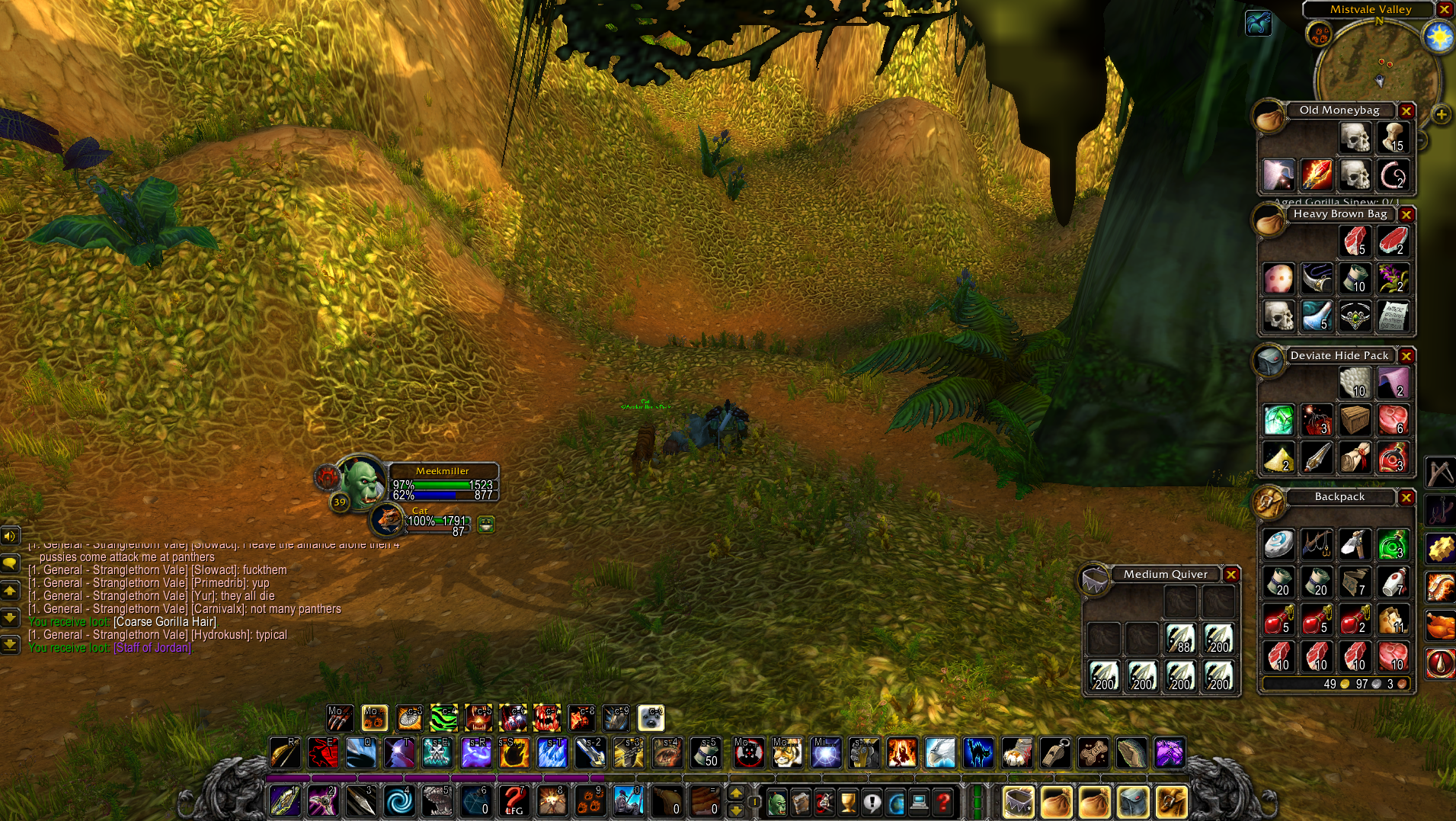 Looted the Staff of Jordan in STV today r/classicwow