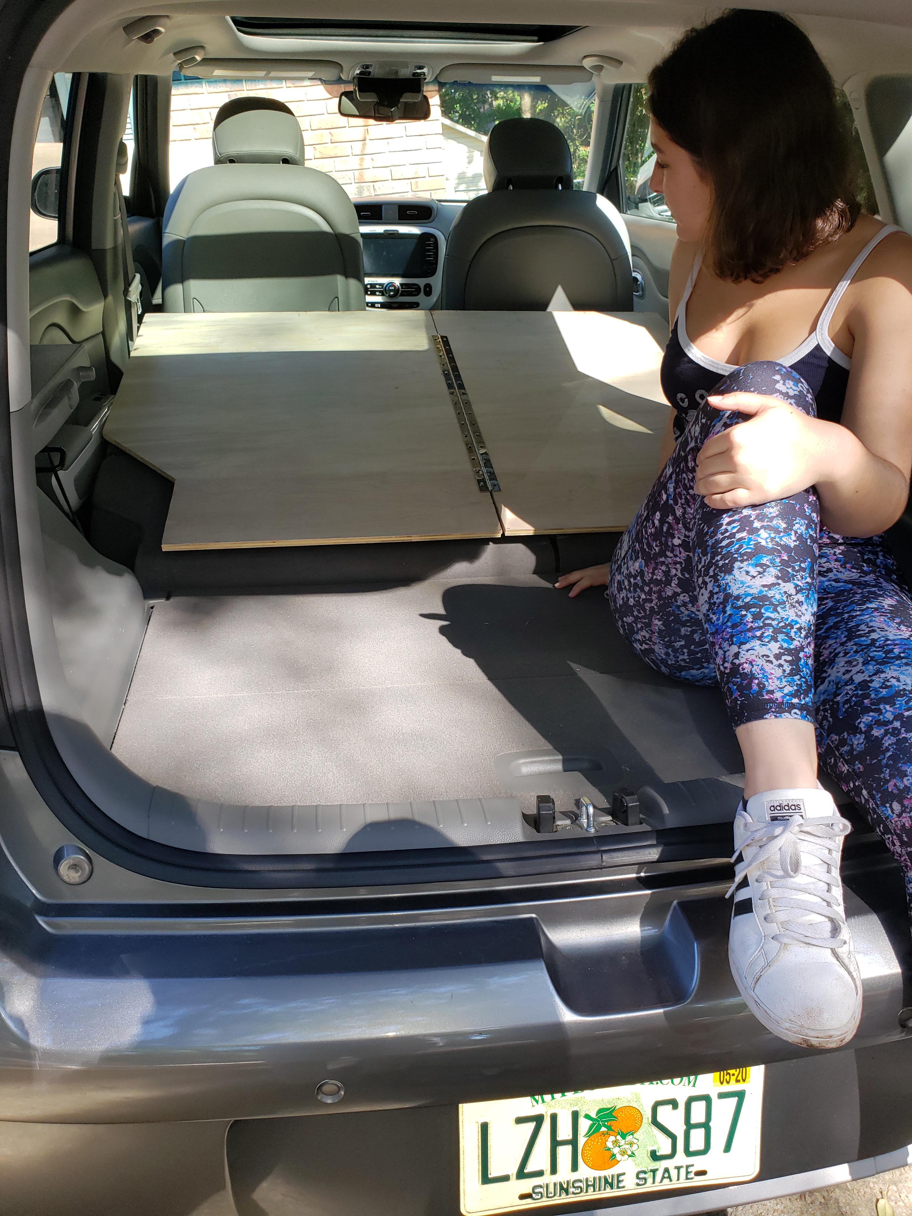 Car camping in the Kia Soul EV...