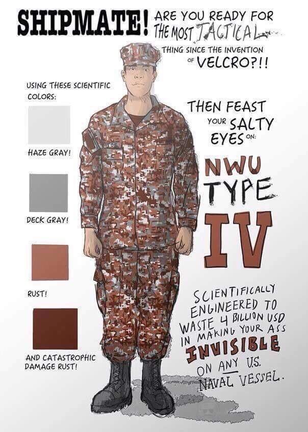 Navy Introduces New NWU Type IVs navy