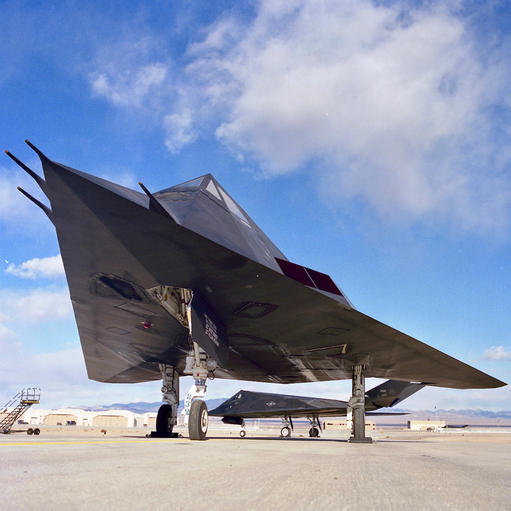Lockheed F117 Nighthawk at TTR (Tonopah Test Range) Airport. [2160×