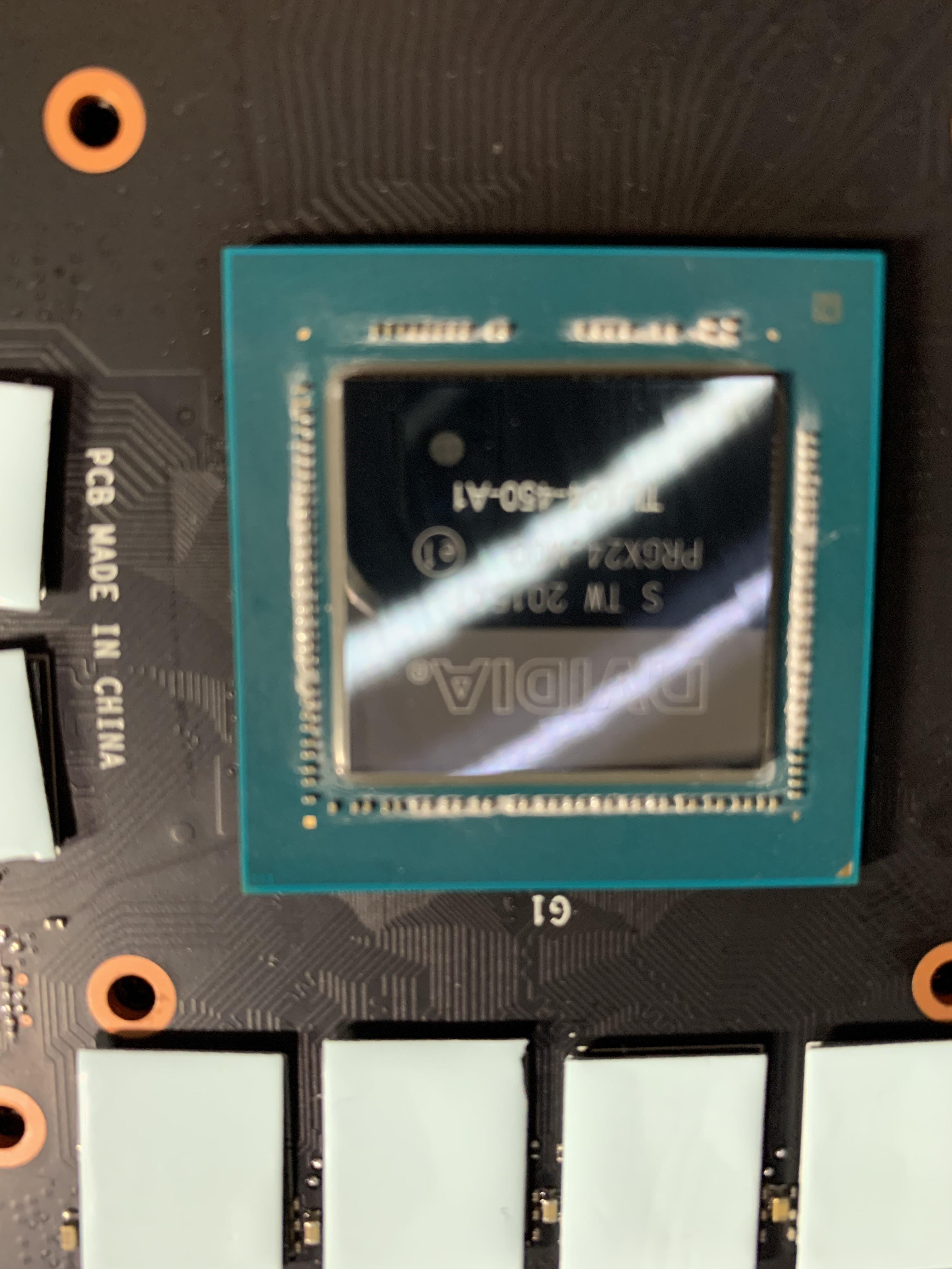 After taking apart gpu for water block the factory thermal paste was