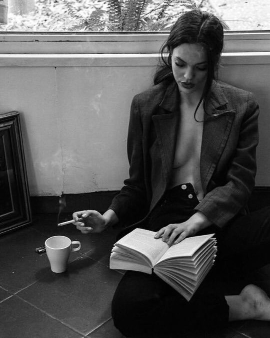 book, coffee and cigarette r/BookNymphs