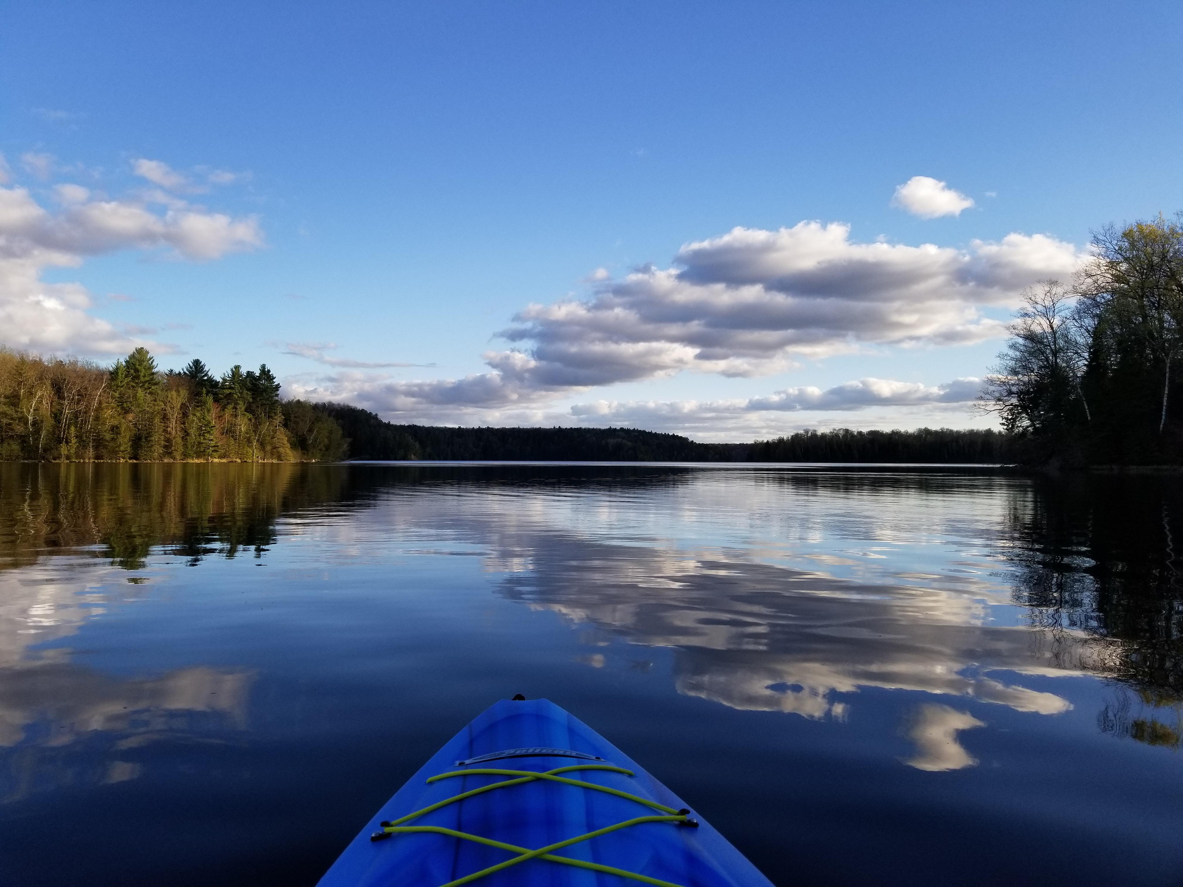 My first time kayaking this section of the Au Sable river in Michigan