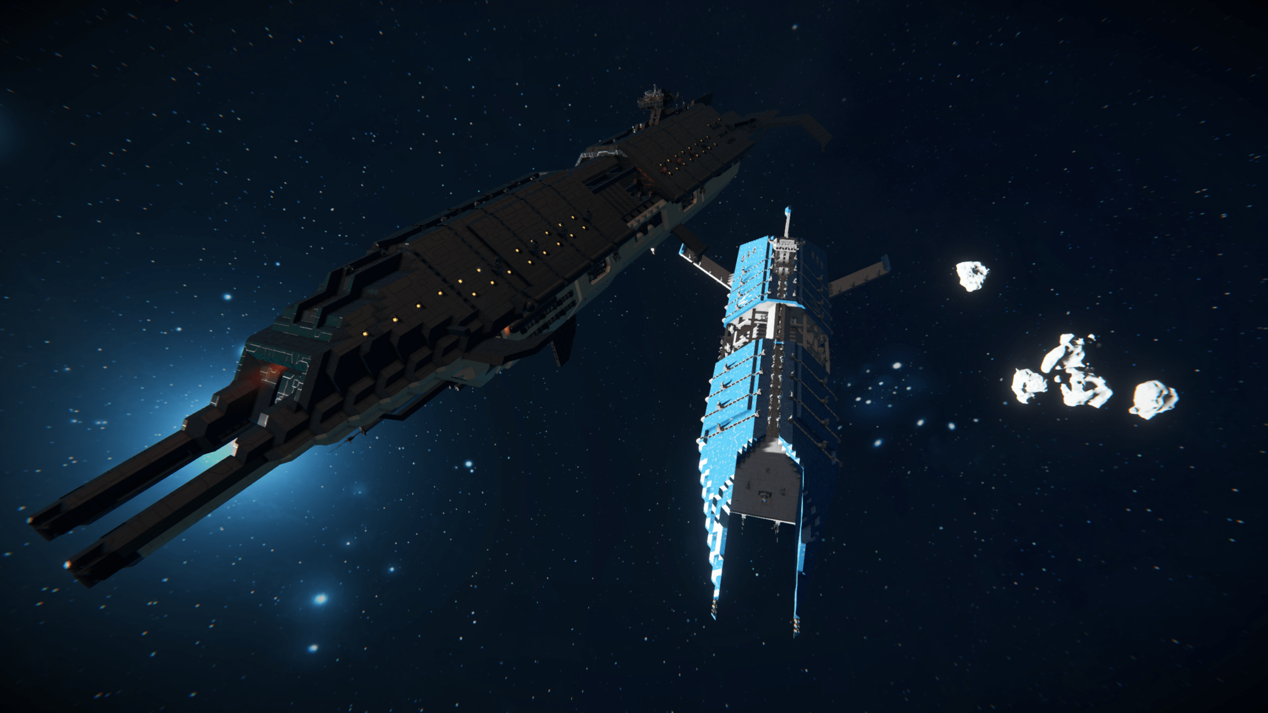 My Ship From When Space Engineers Just Released,Upgraded Over The Years(Differences) : R/Spaceengineers