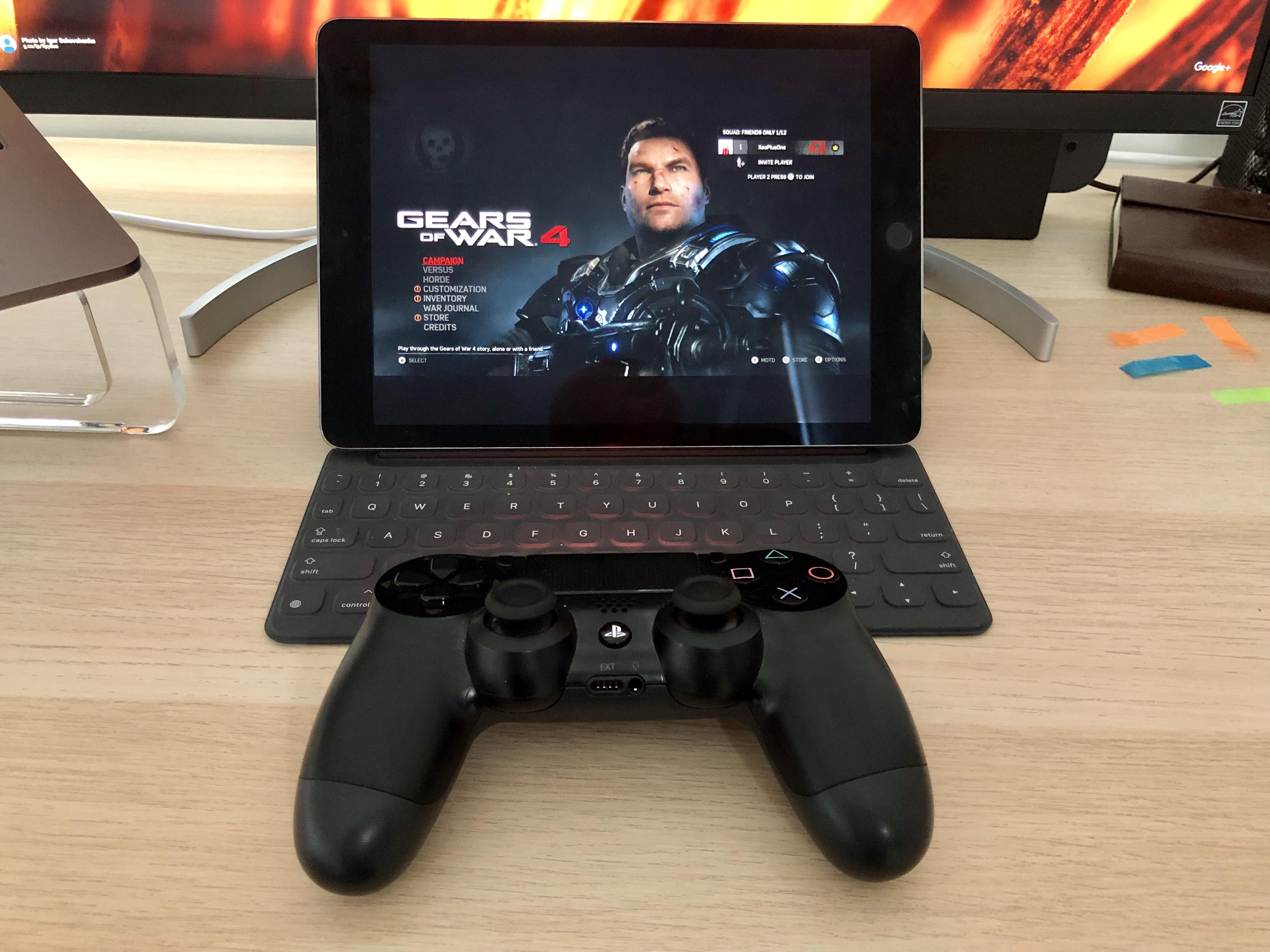 Xbox + PS4 + iOS13 = fun! ipad