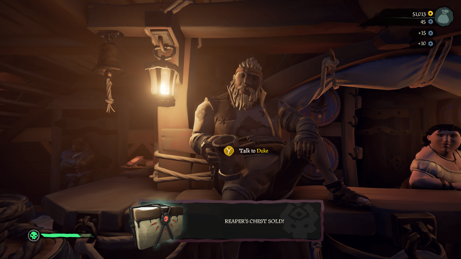 Daughter and I had a blast in SoT tonight! Got our first Reaper chest