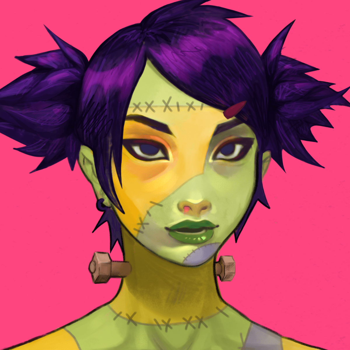 Frankenstein girls art,,,,,,,, r/MSI