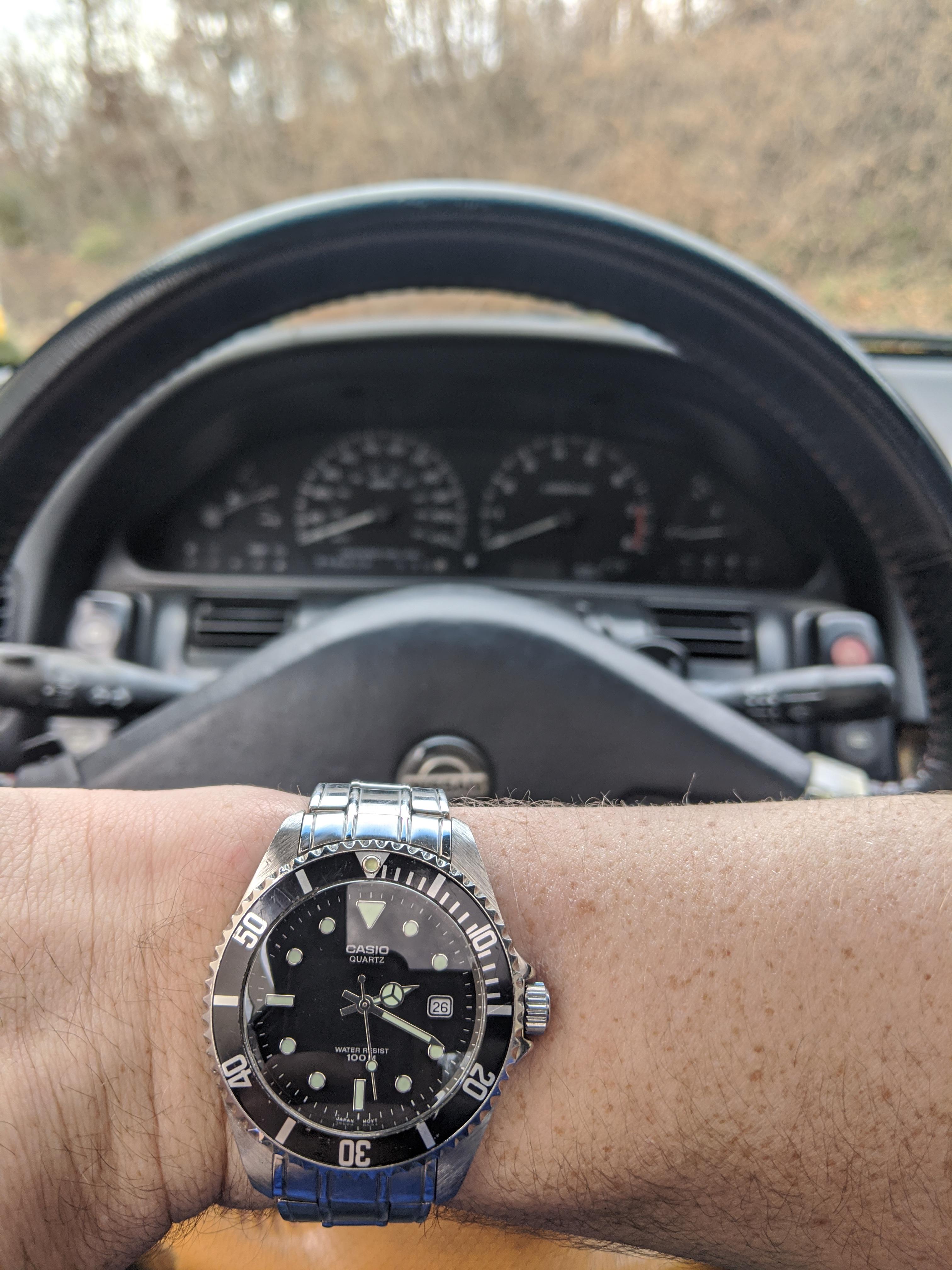 [Casio] Slightly modded MTD1010 "Submariner" r/Watches