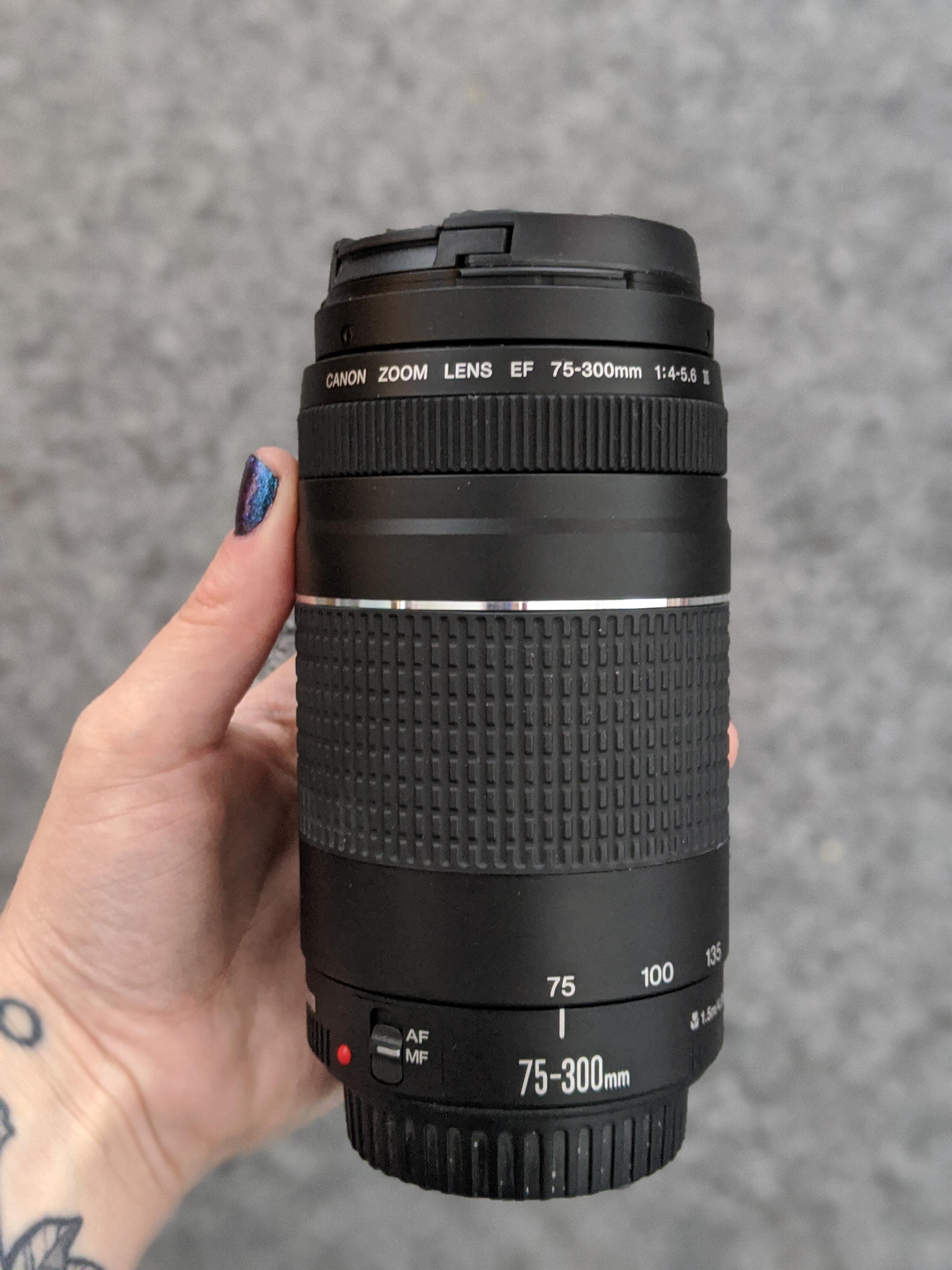 Brand New Canon Zoom Lens 75300mm My Sigma 75300mm Lens decided to