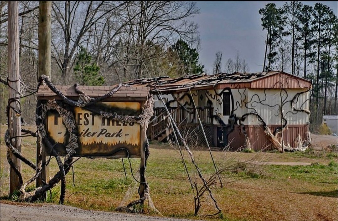 The Upside Down trailer park has a name