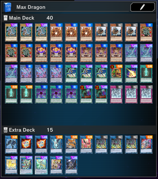 BlueEyes Chaos minMAX Dragon deck r/YuGiOhMasterDuel