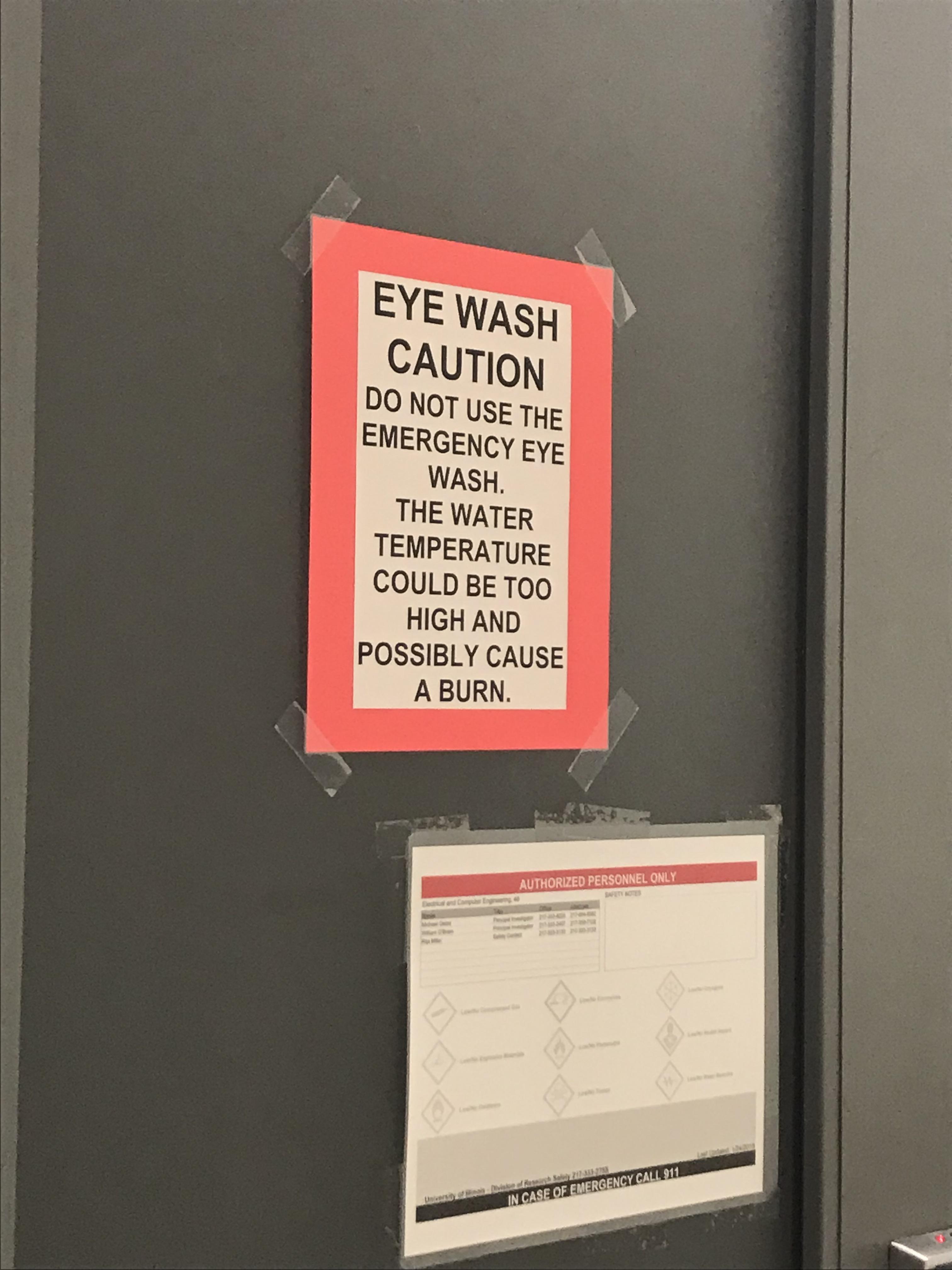 Found in a graduate electrical engineering lab r/OSHA