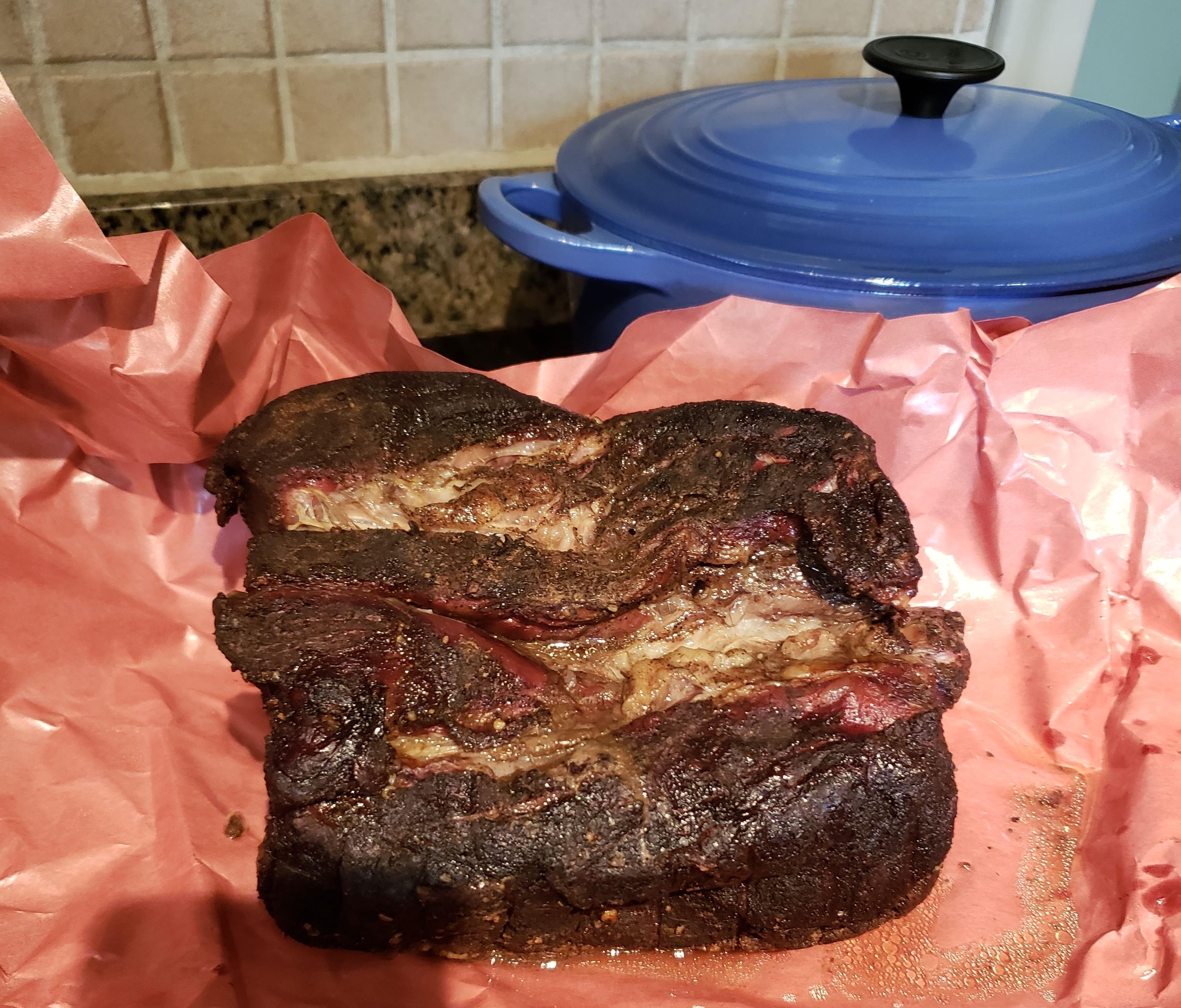 Chuck roast (or blade roast), first but not last time smoking