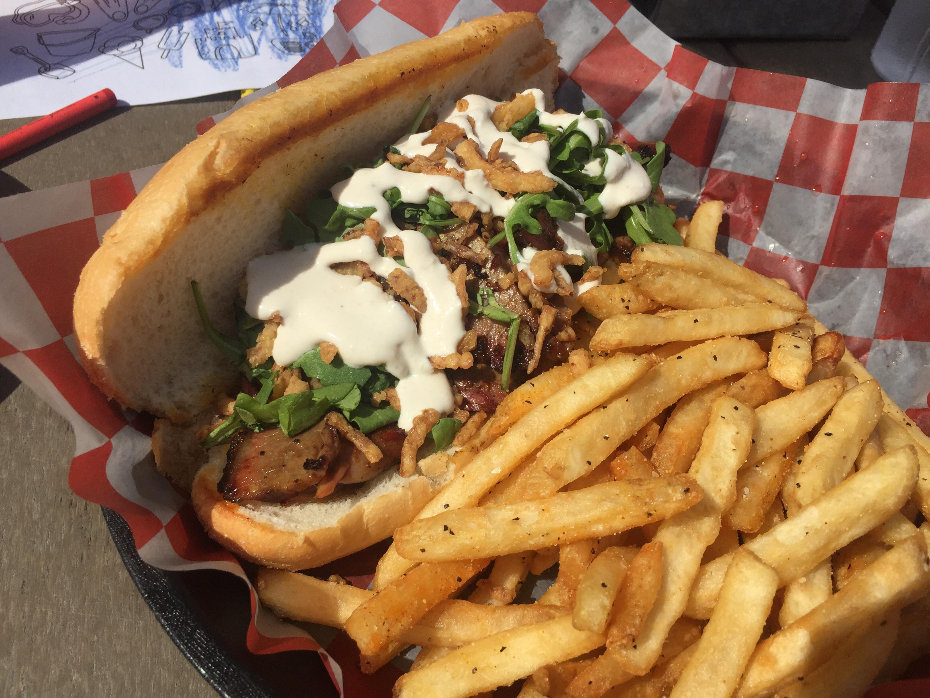 [I ate] Brisket Po'boy with horseradish cream r/food