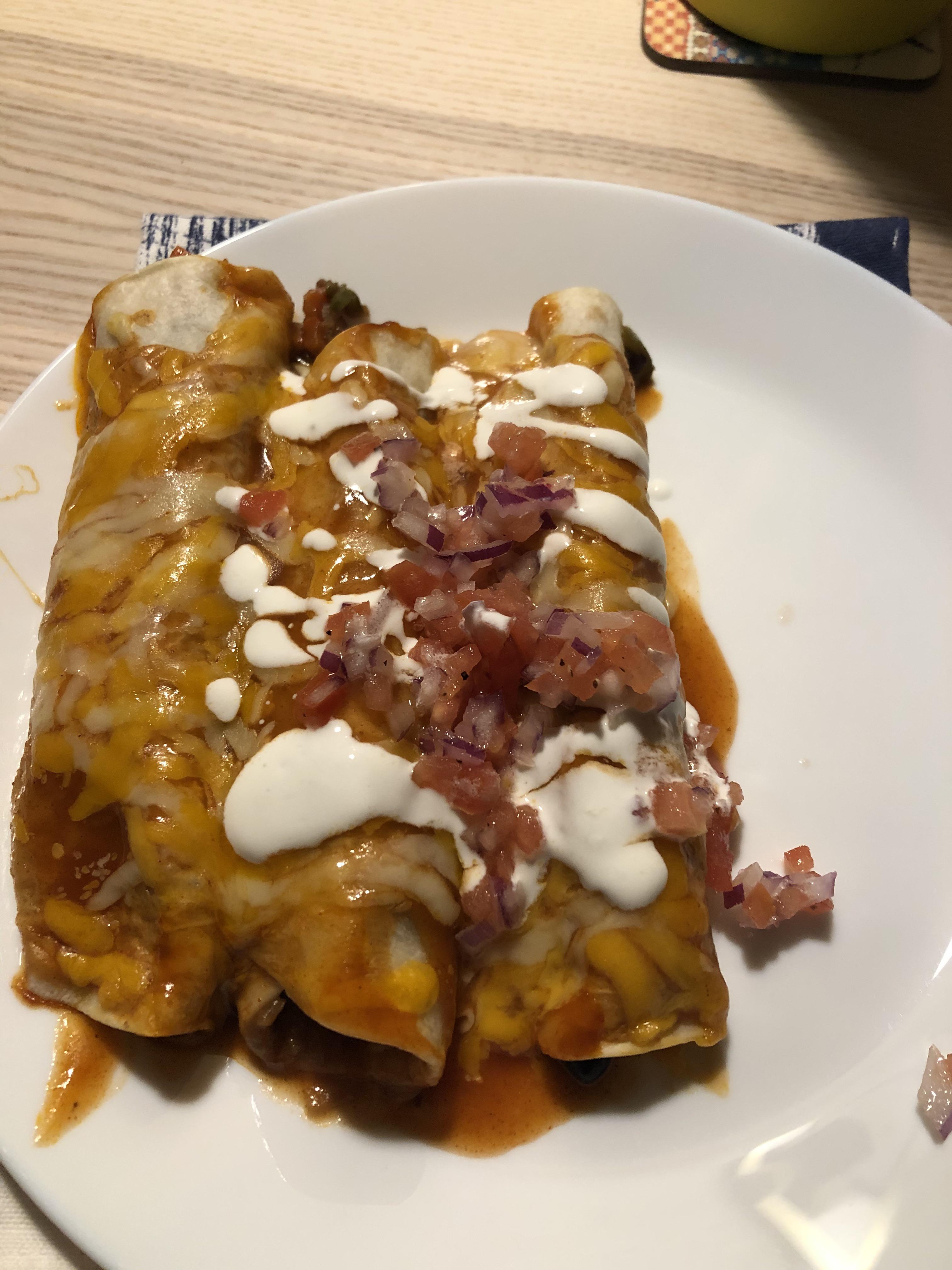 Cheesy Black Bean Enchiladas r/hellofresh