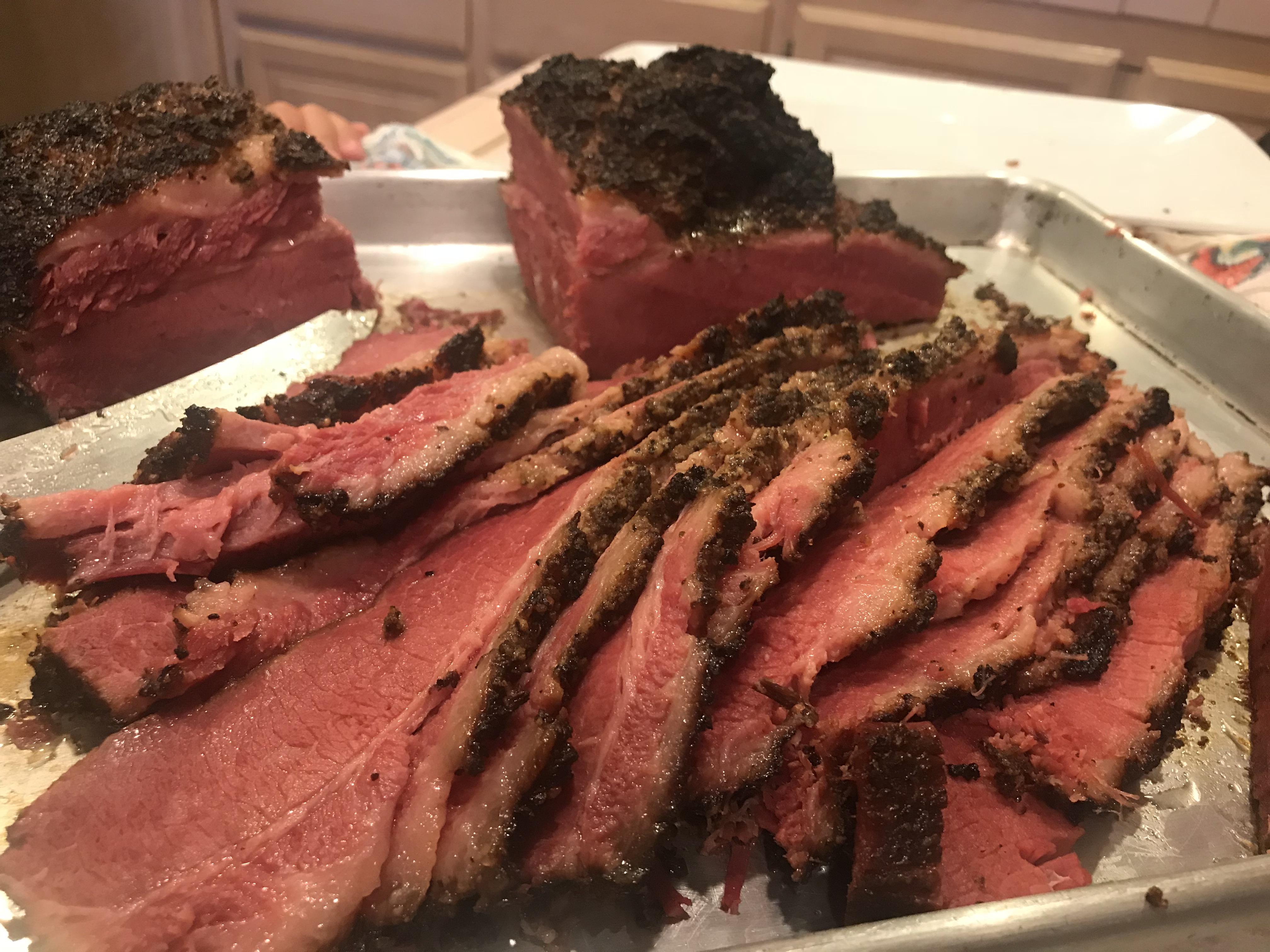 [homemade] Cured and smoked pastrami r/food