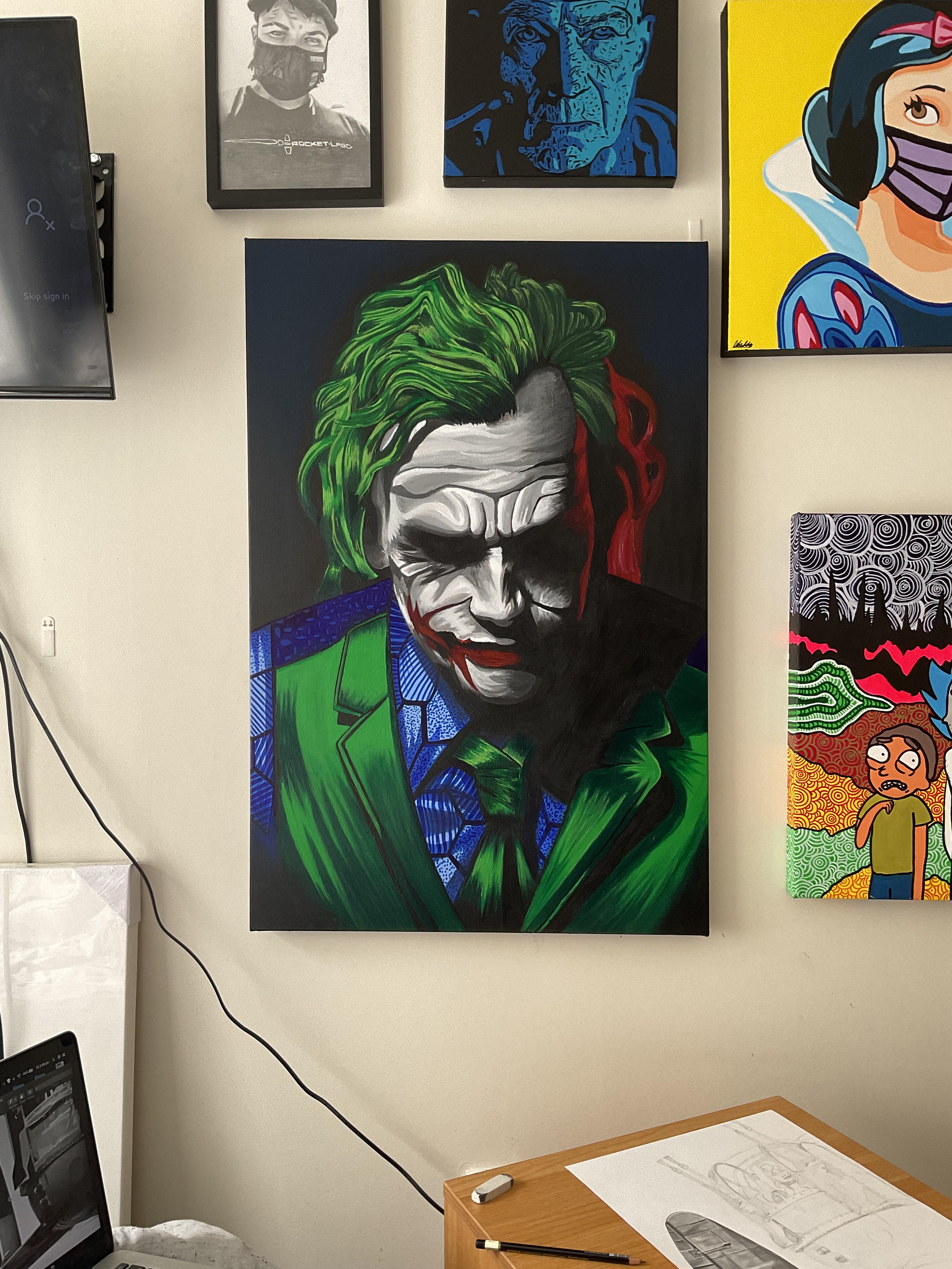 Heath Ledger Joker Art