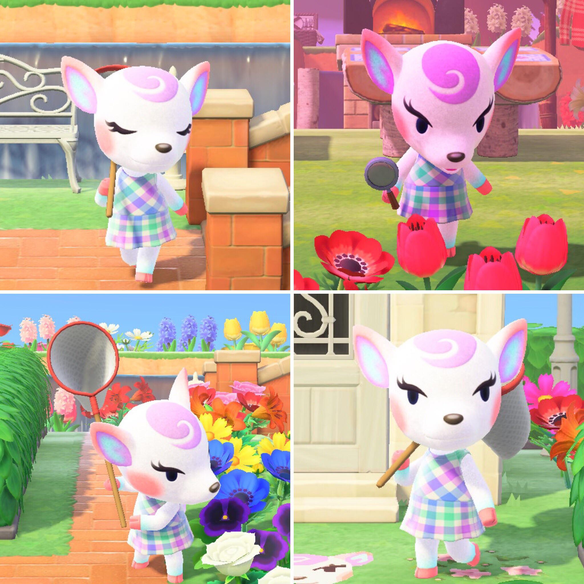 I gave Diana a new dress and she’s rocking it! 💜 AnimalCrossing
