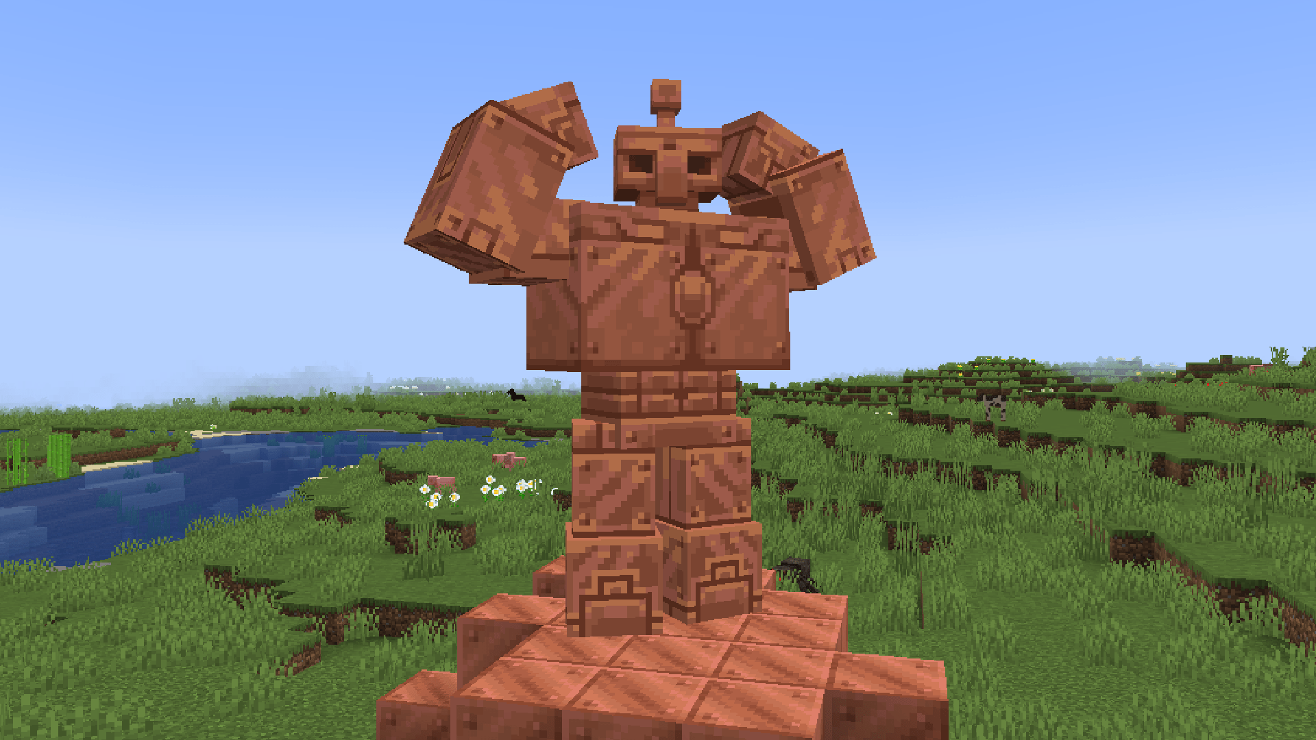 Buff Copper Golem 💪 r/Minecraft