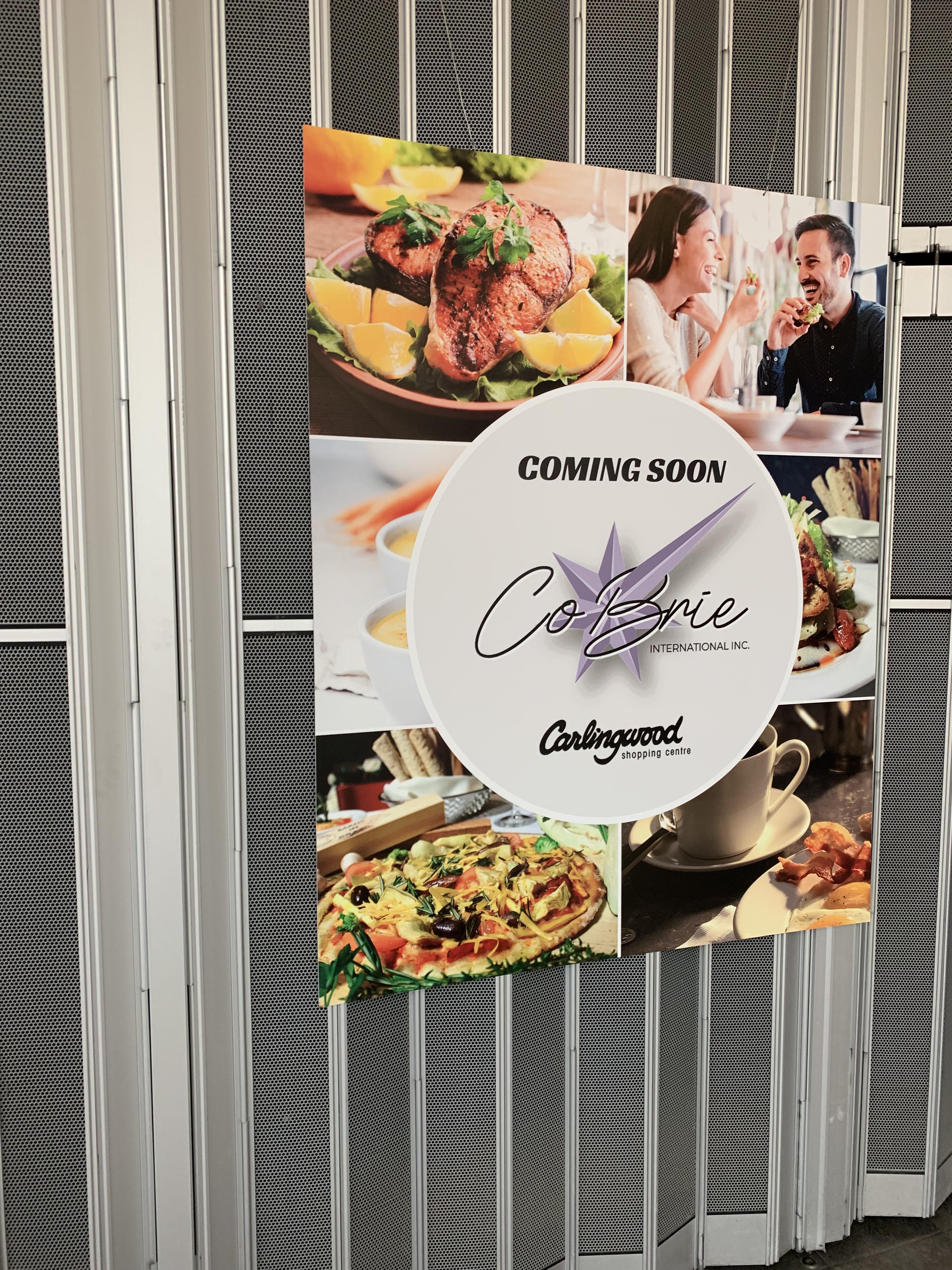 Co Brie coming to Carlingwood soon In the old Carlingwood Restaurant