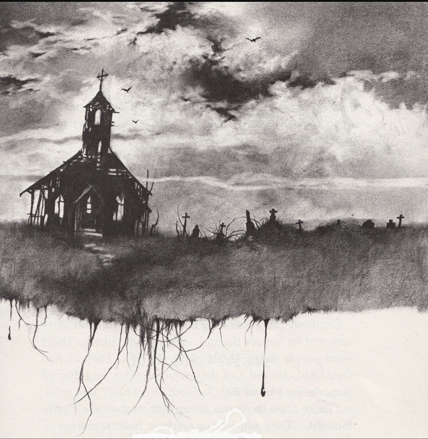 The Church, Stephen Gammell, Watercolor and Ink, 1981 Art