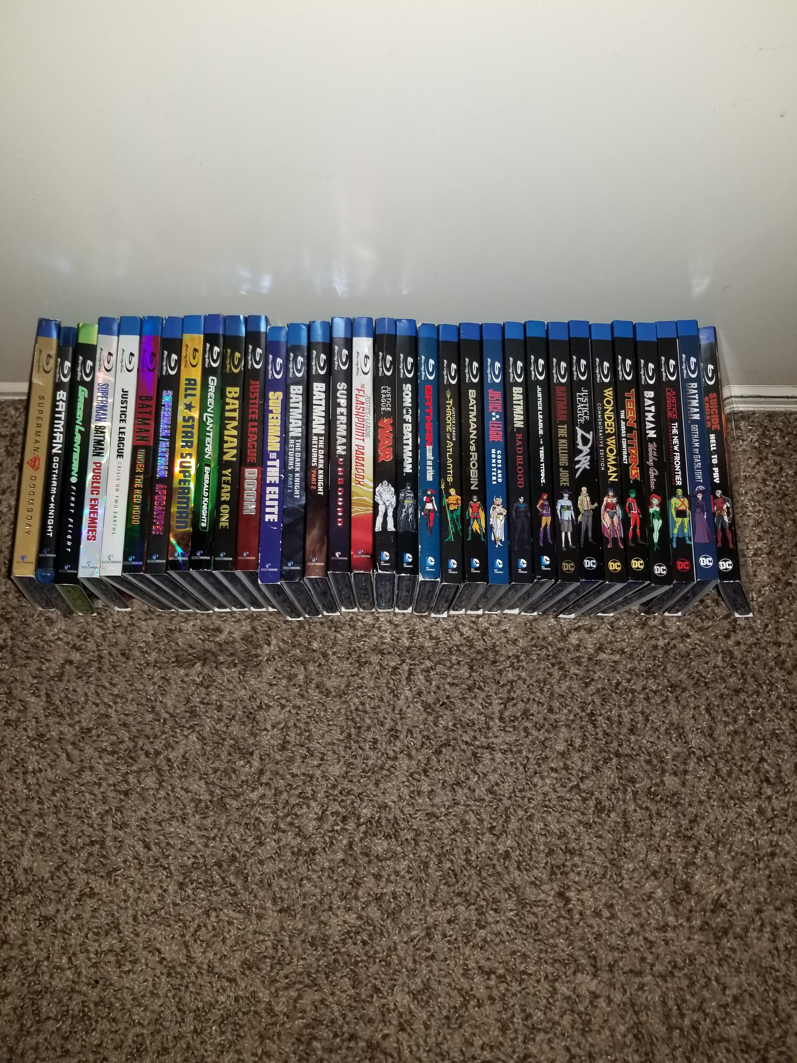 Finally after months! The complete DC Original Animated movies