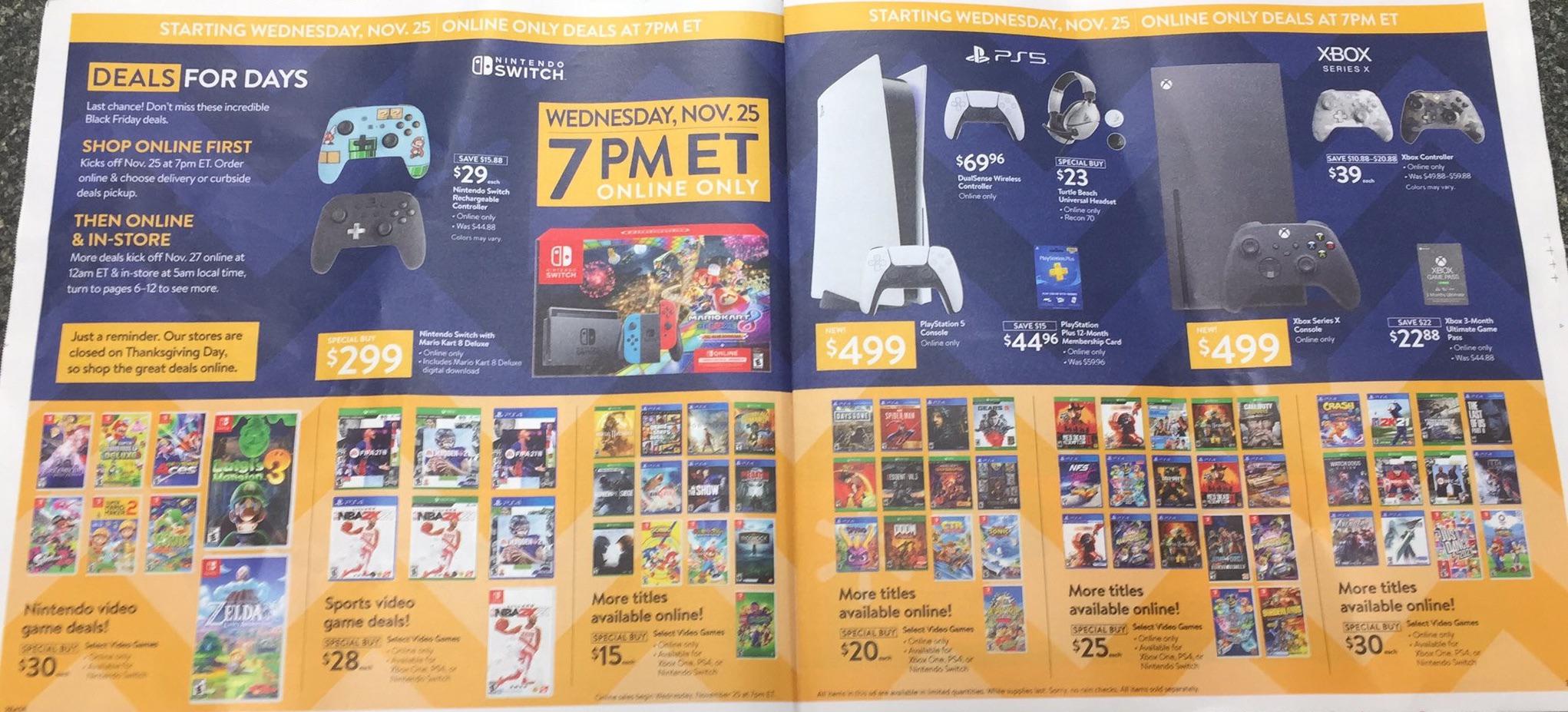 Oh Deer, Walmart’s Black Friday Ad Online Only PS5