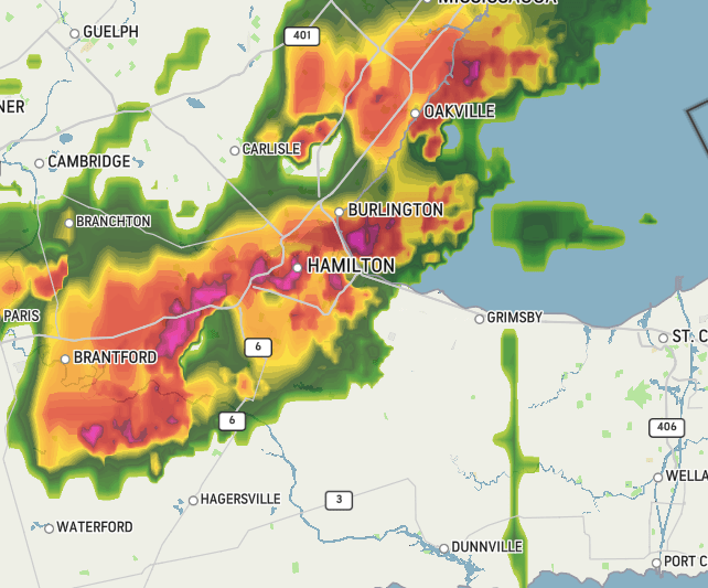 weather radar right now r/Hamilton