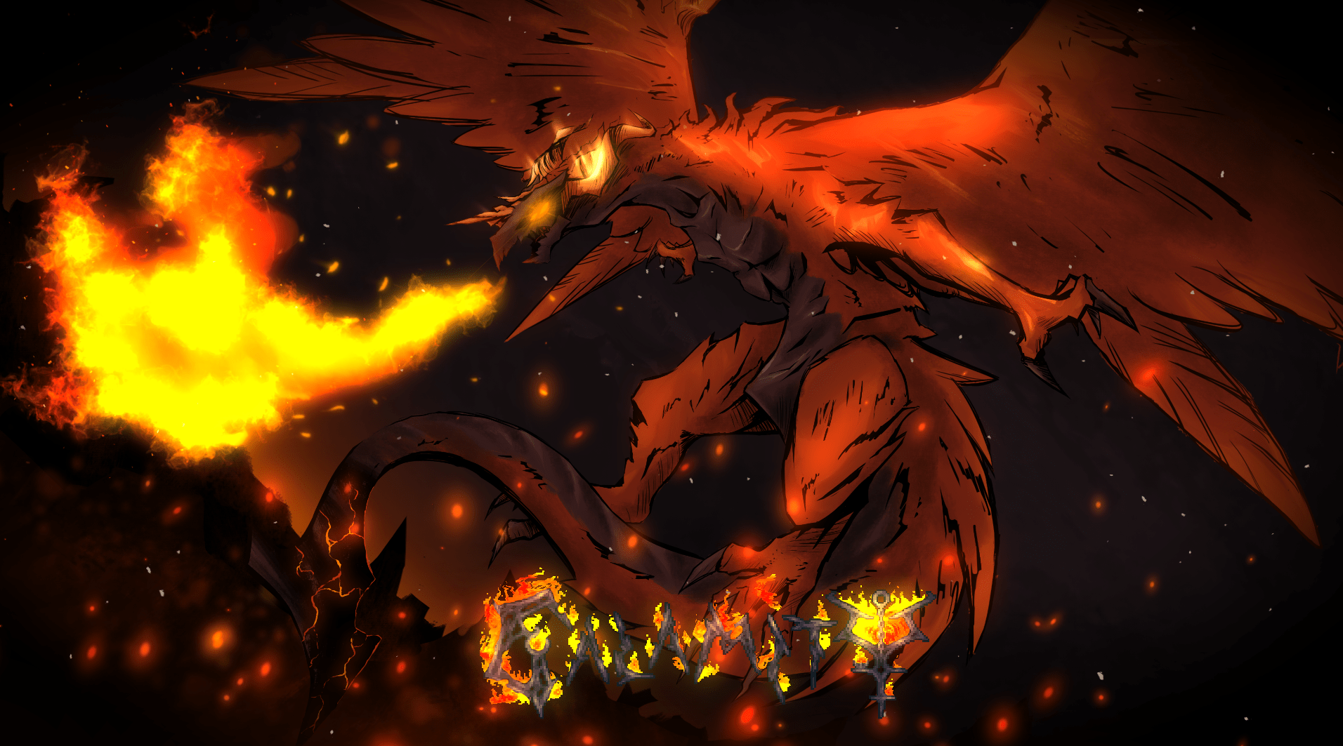 I made some wallpapers with wallpaper engine, I have more on my steam