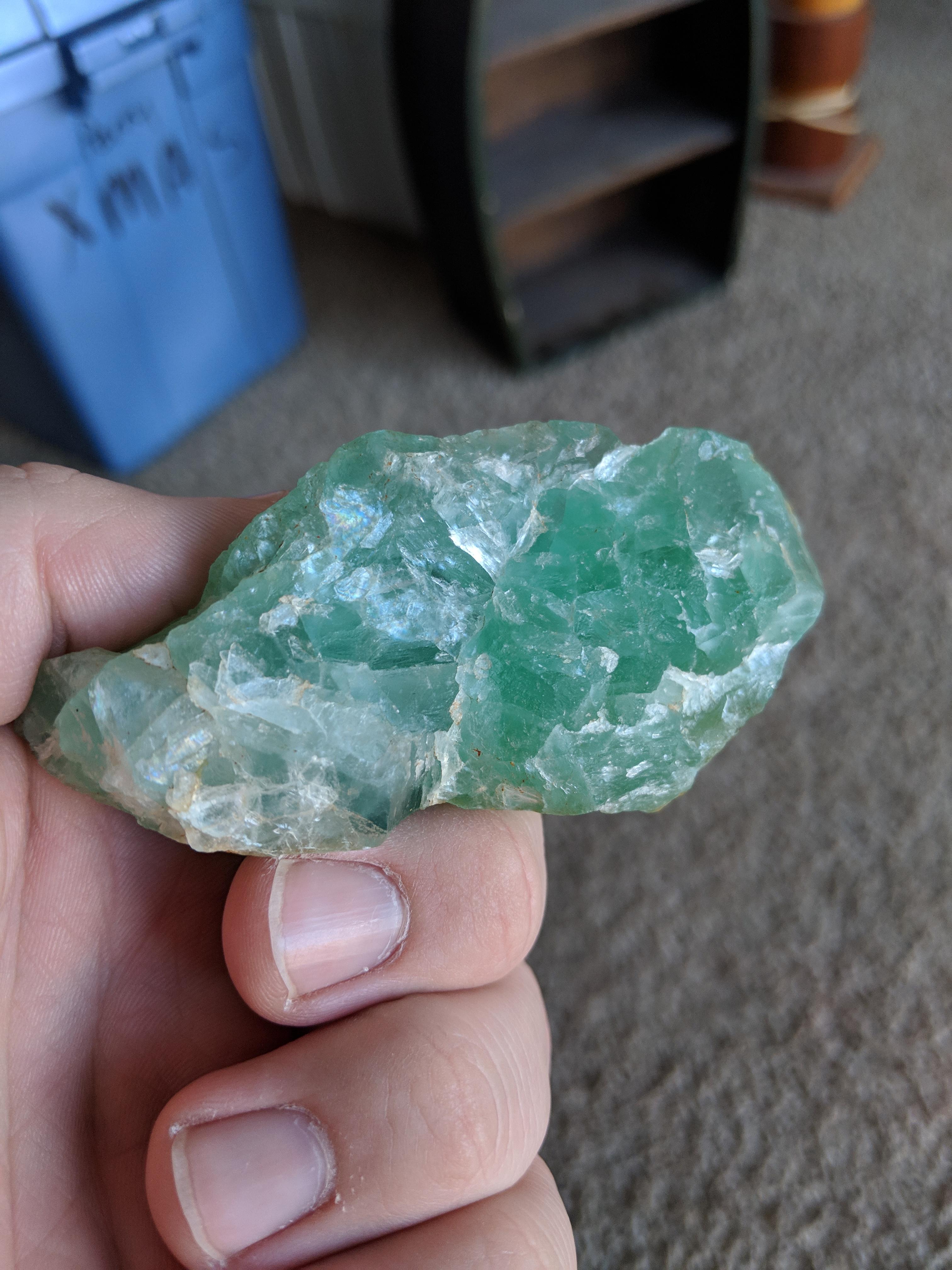 My mom gave me a bag of rocks, and this was in there. Can anyone