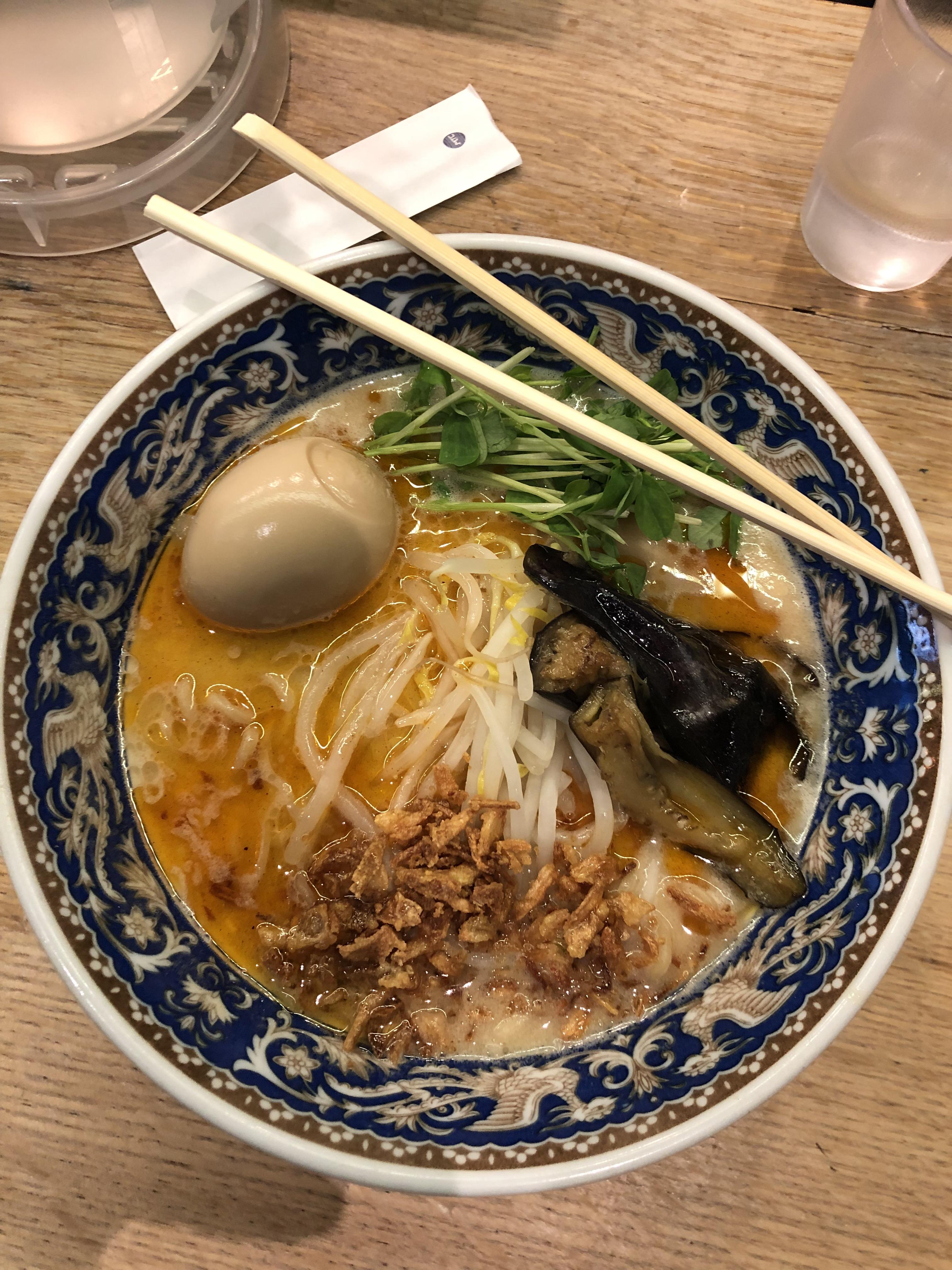 Power Ramen (chickpea broth) from Casa Ramen popup Ramen Lab (NYC