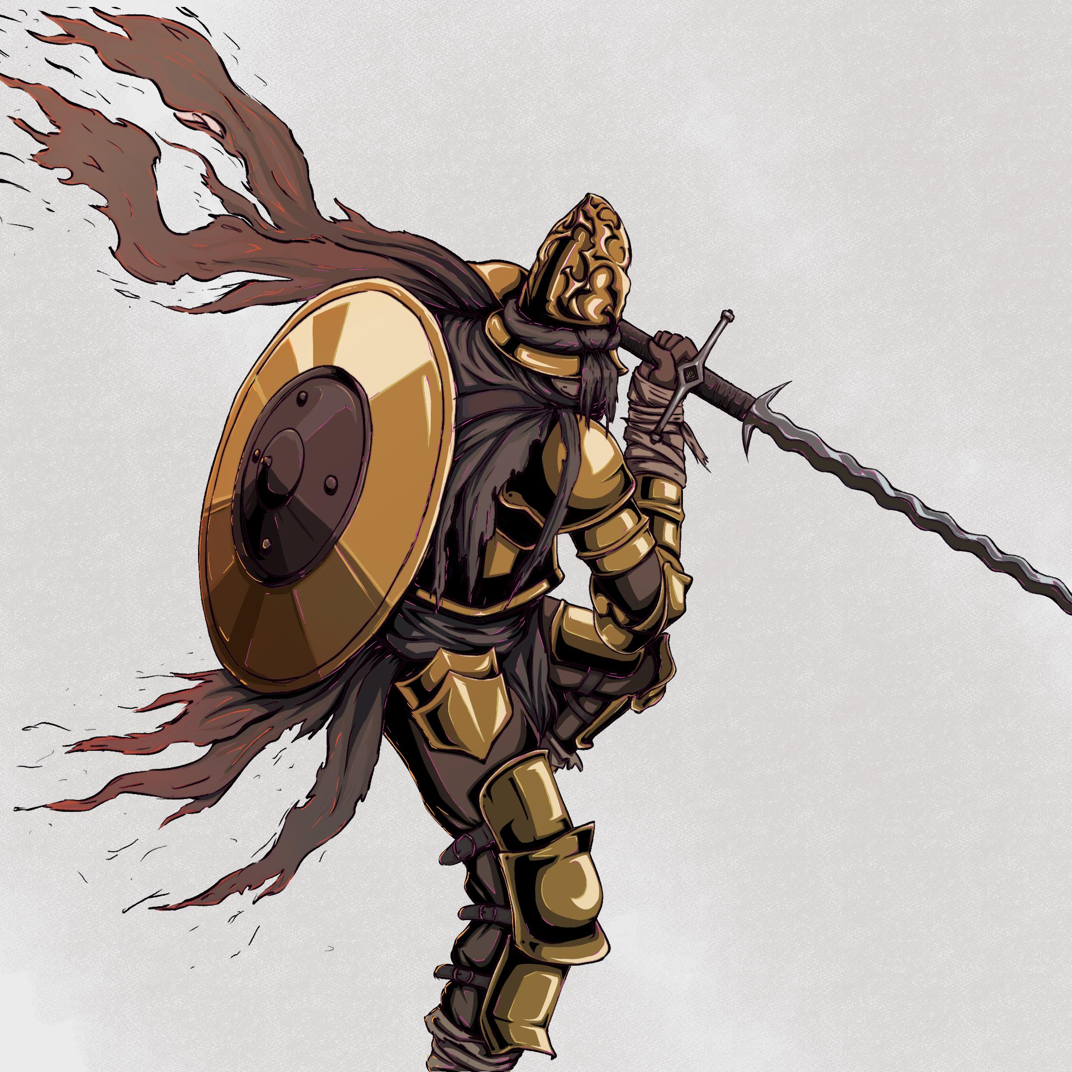 Holy Knight Hodrick fan art MoundMakerGang darksouls3