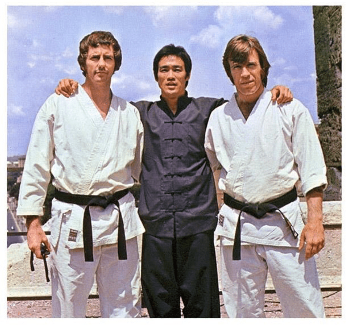 Bob Wall, Bruce Lee and Chuck Norris r/BruceLeeWorld