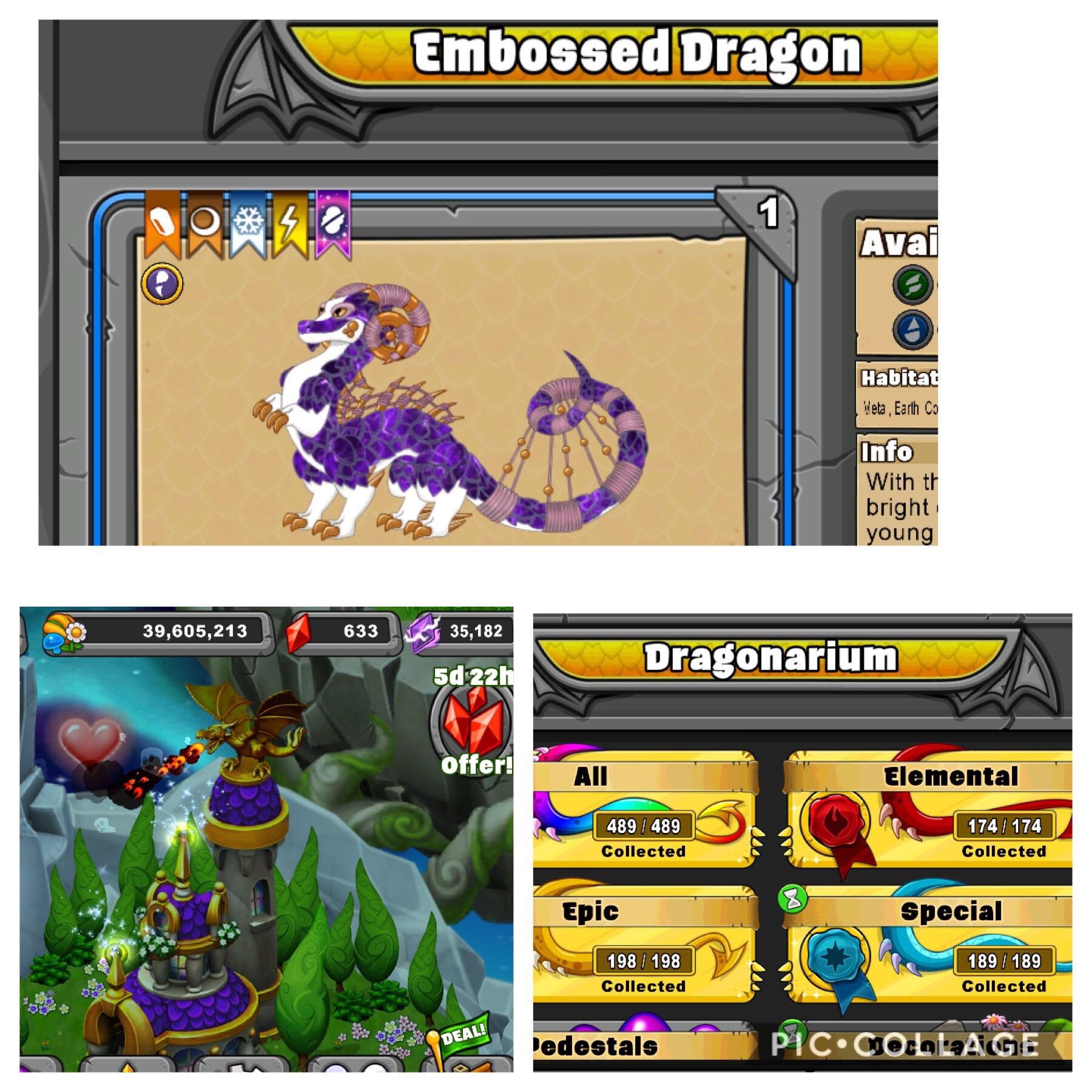 Finally bred an embossed dragon to complete my dragonarium! r/dragonvale