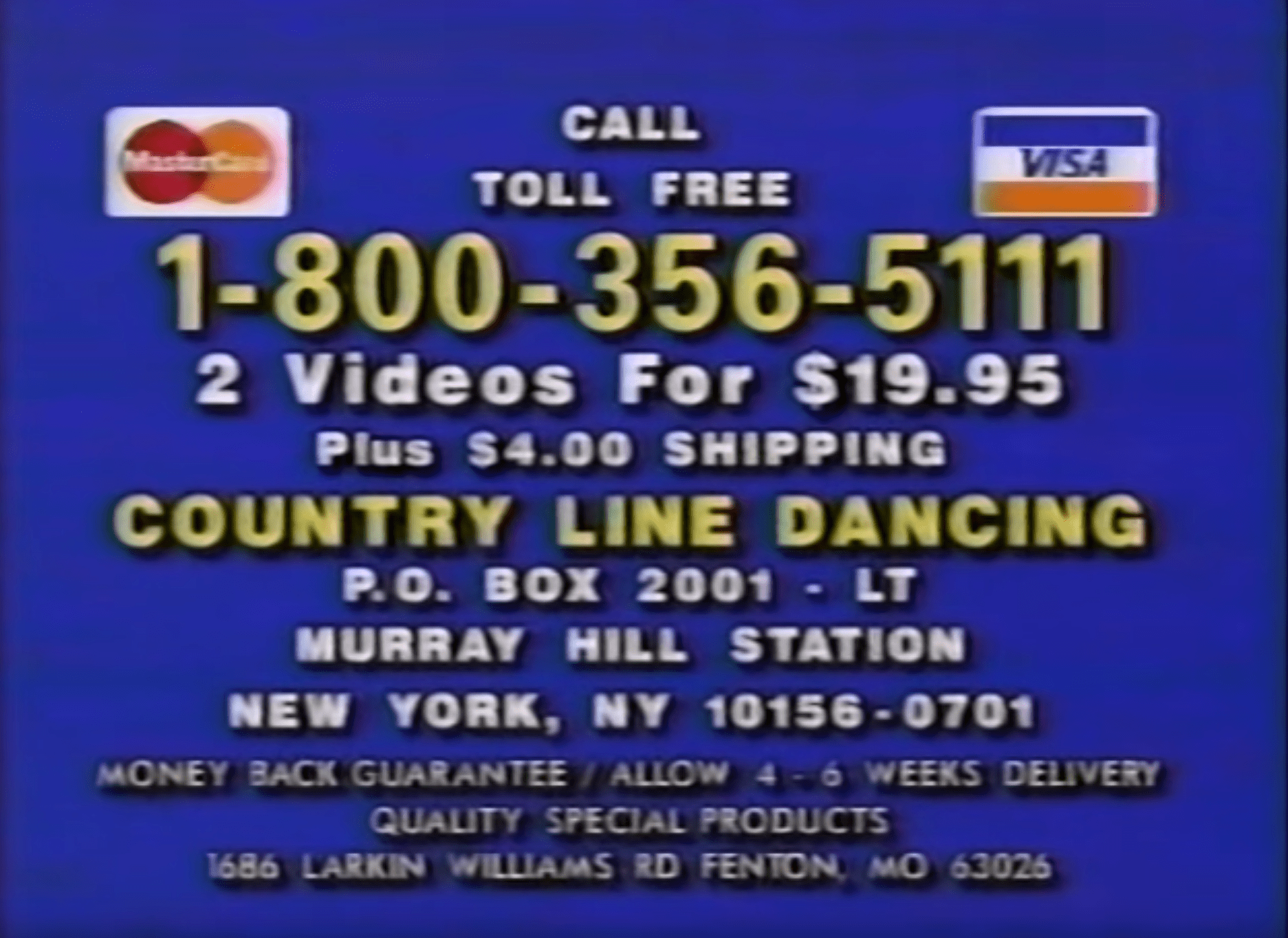 Seeing this at the end of commercials. "Please send a check or money