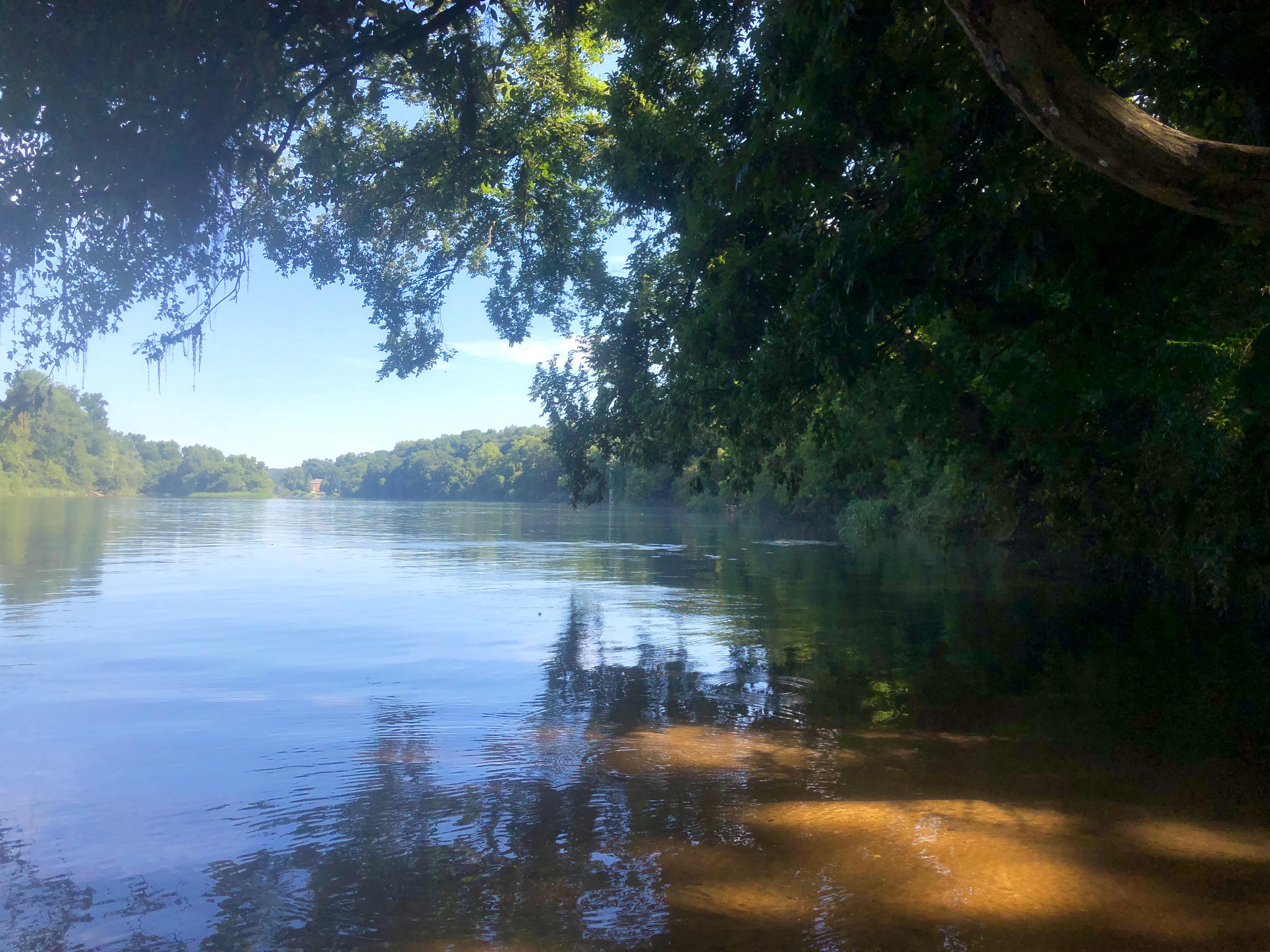 Savannah River passing through North Augusta. r/southcarolina
