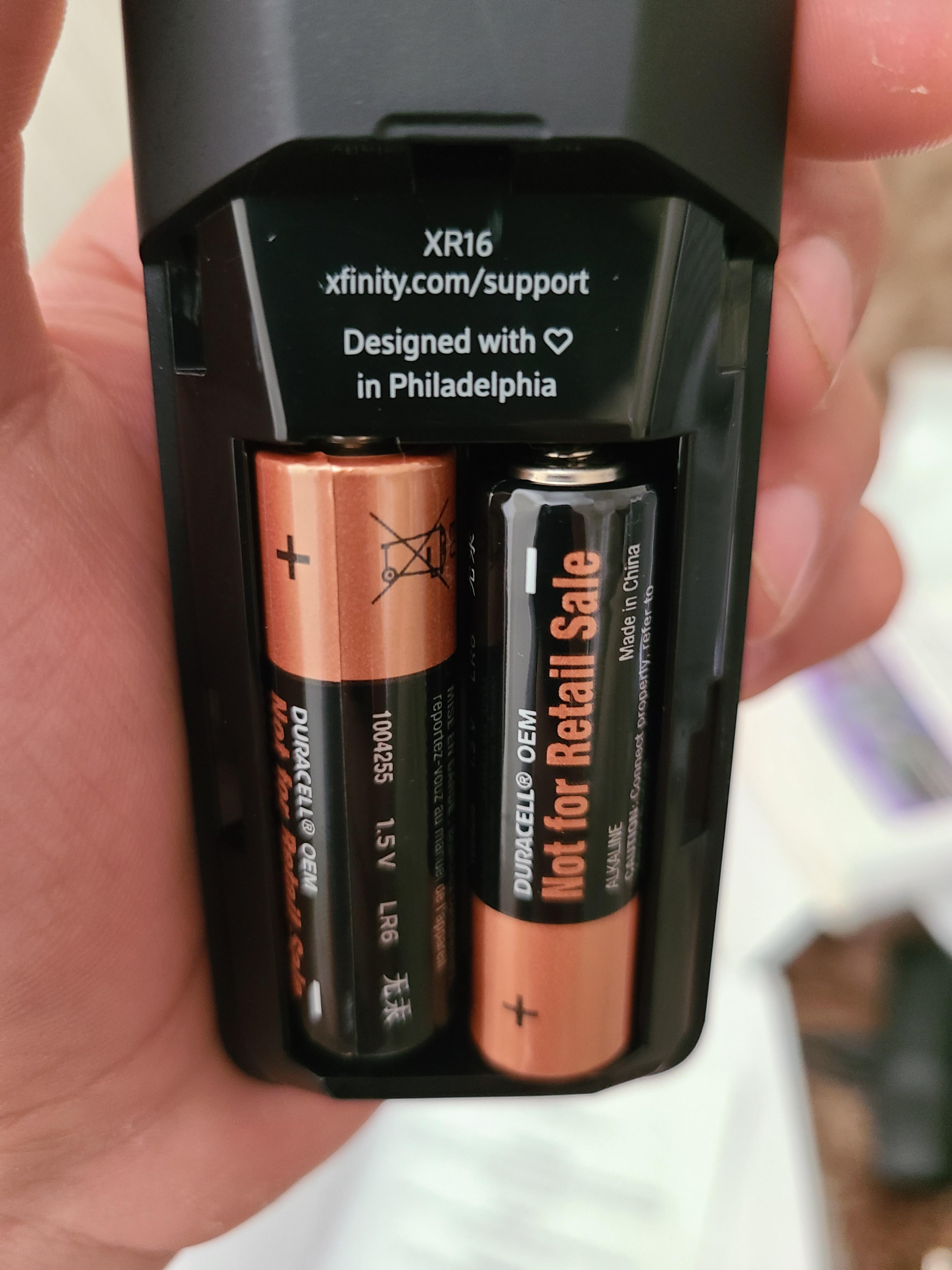 Found behind the battery cover of a Xfinity Flex remote : r/eastereggs