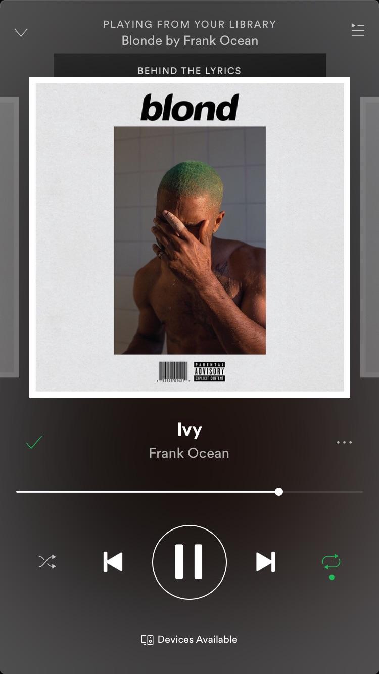 Car Seat Headrest Frank Ocean Lyrics