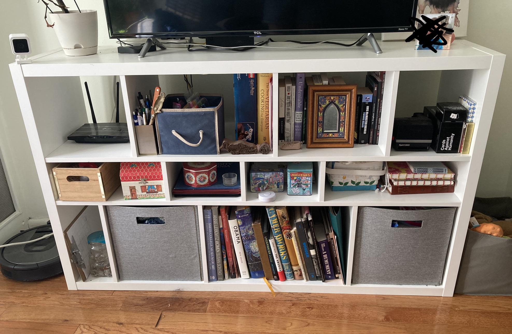 How can I make this bookshelf look better? More info in comments r