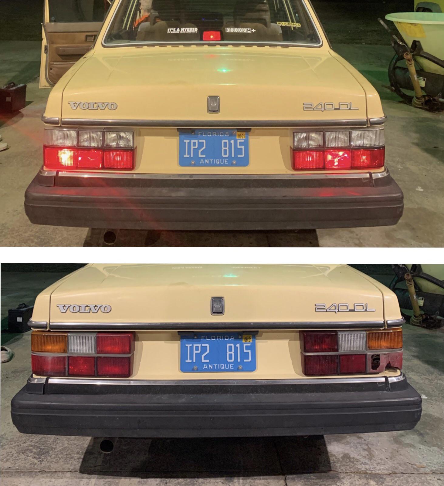 new tail lights for the 240 r/Volvo