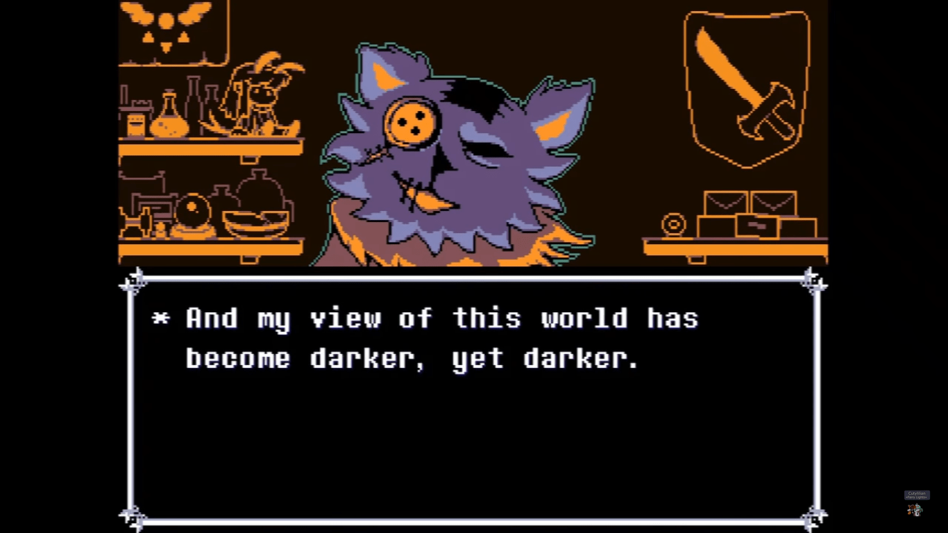 Egg. Connecting the dots. Deltarune