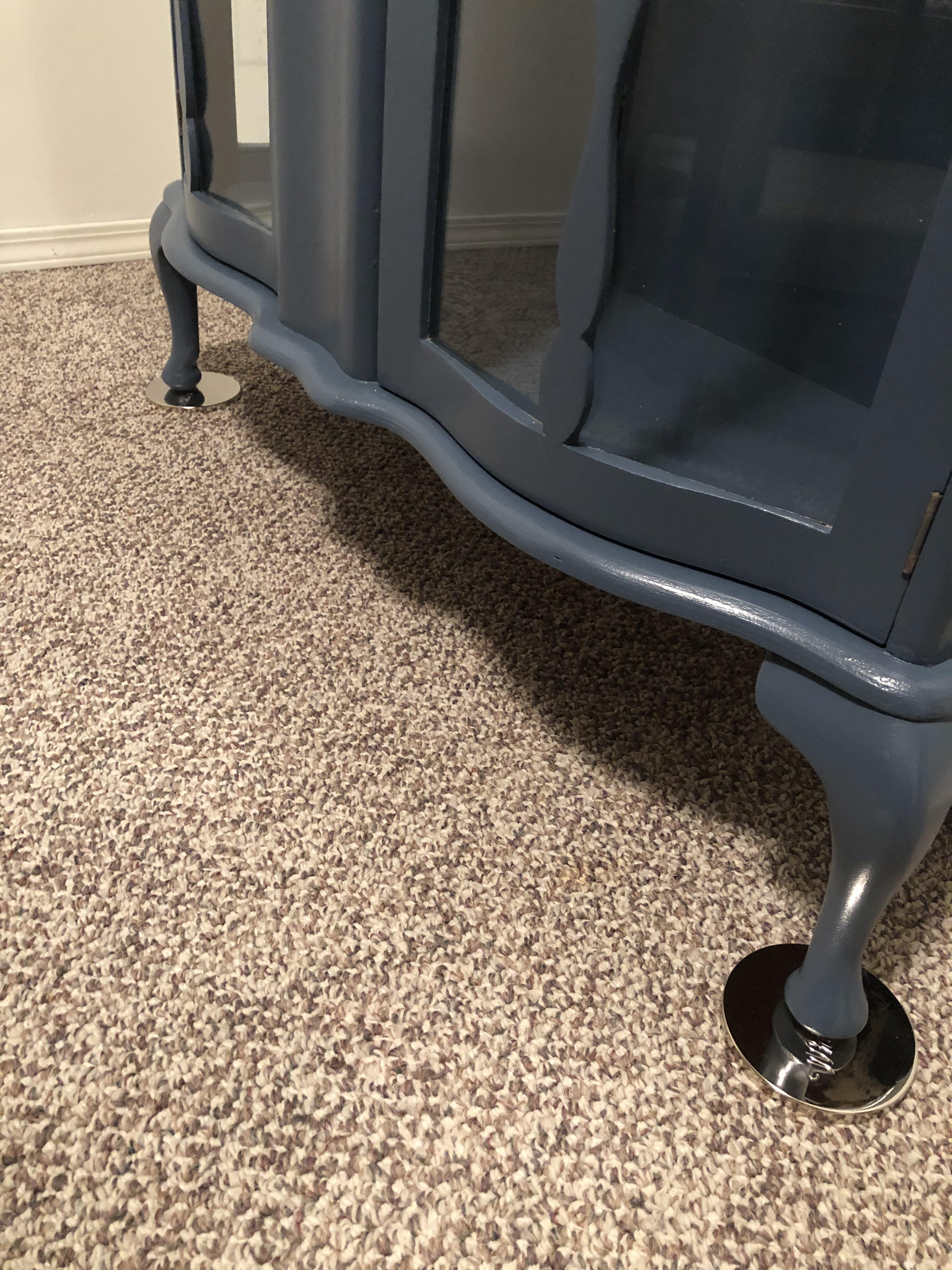 Needed Something to Stabilize my on Carpet... Candle Lids were